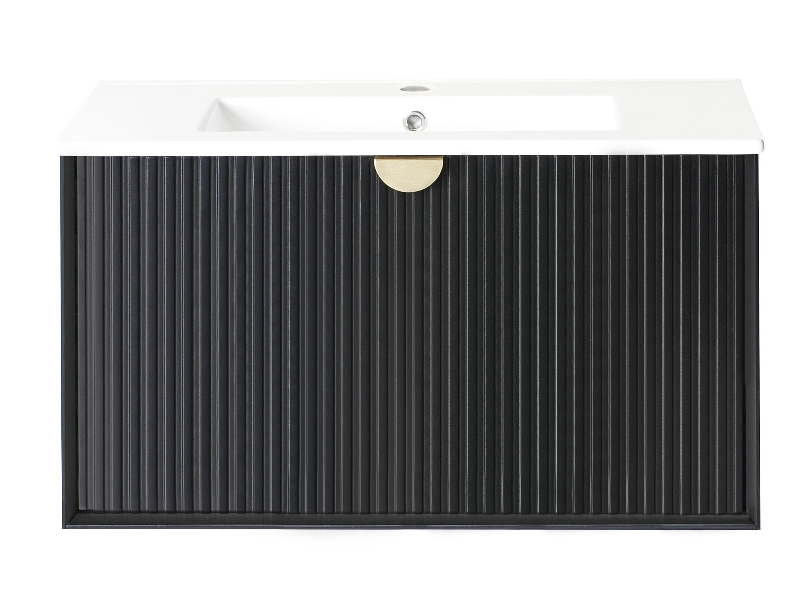 Zidni ormarić za umivaonik Berwyn 2871 (Crna)