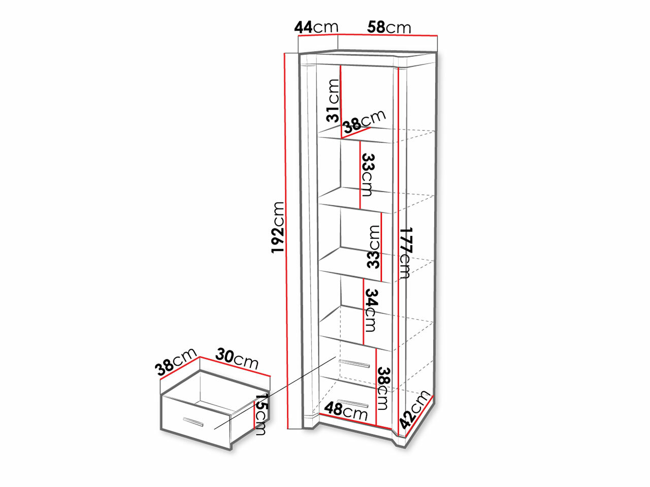 Polica Lorelie 115 (Tartuf)
