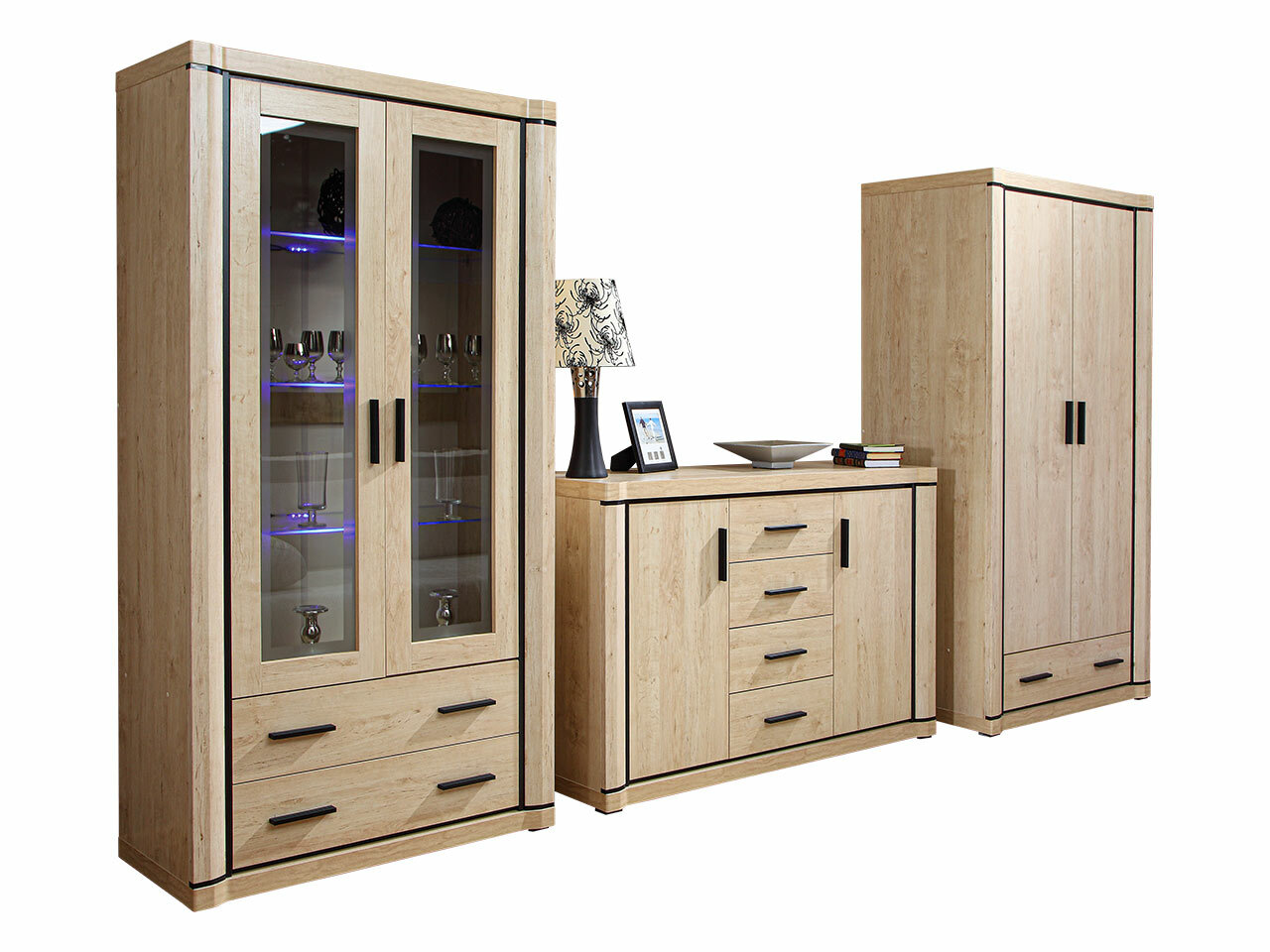 Set za dnevni boravak Lorelie 125 (Sonoma hrast)