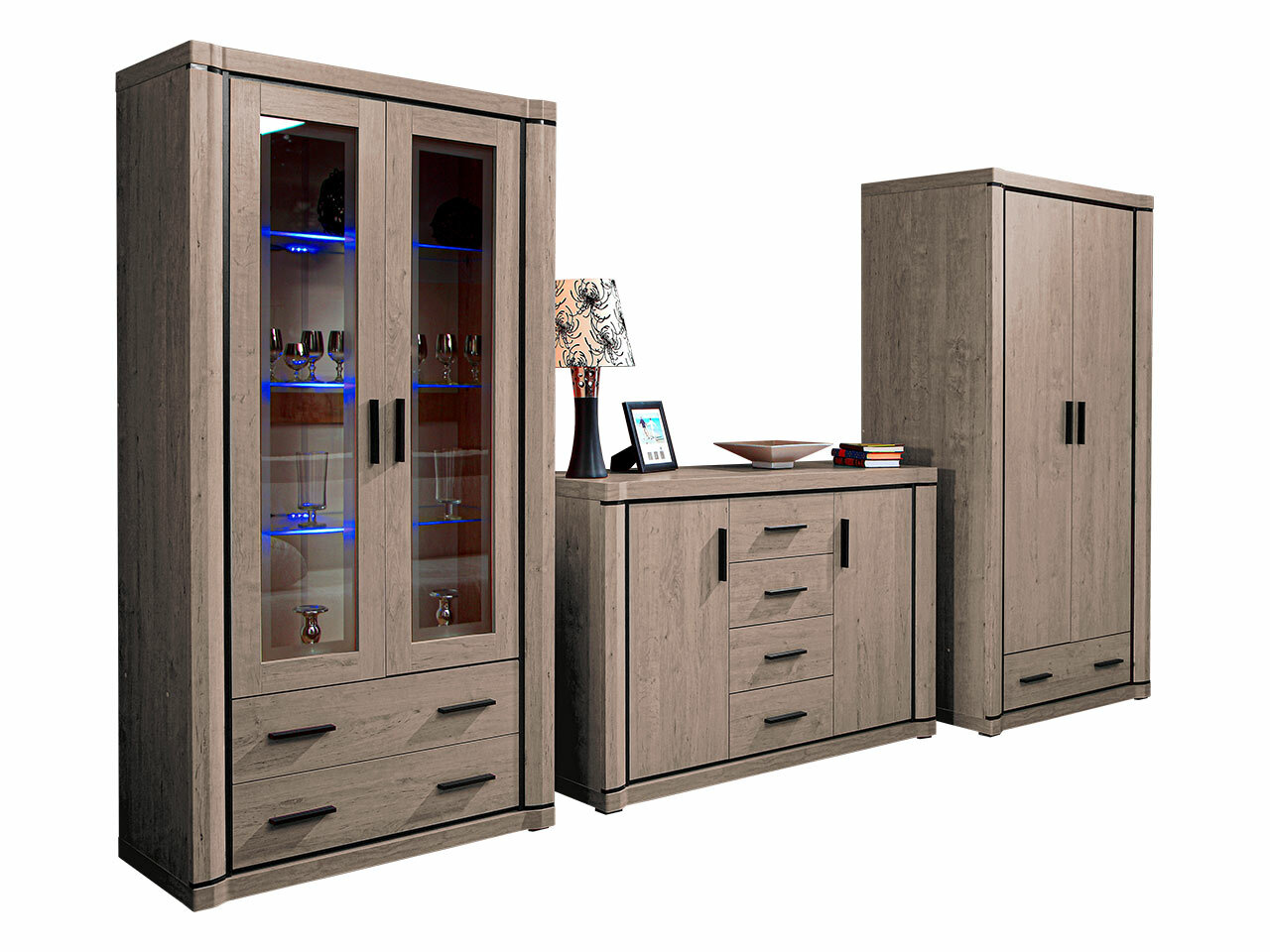 Set za dnevni boravak Lorelie 125 (Tartuf hrast)