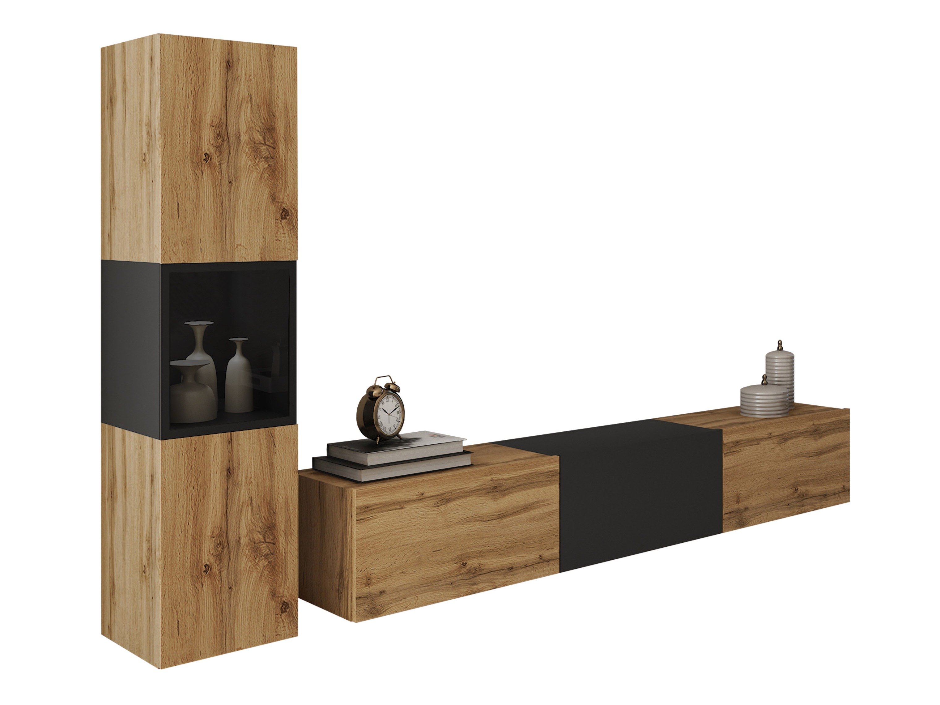 Set za dnevni boravak Sarasota 192 (Hrast Wotan + Grafit)