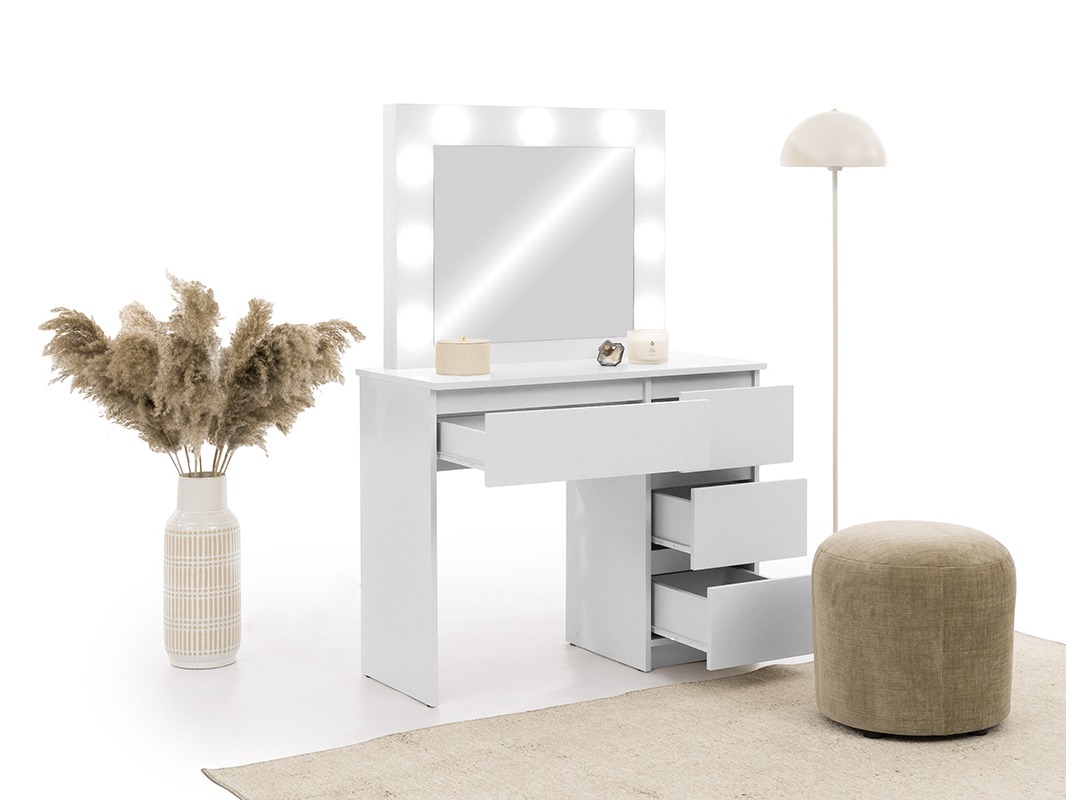 Toaletni stolić Murrieta 194 (Bijela)