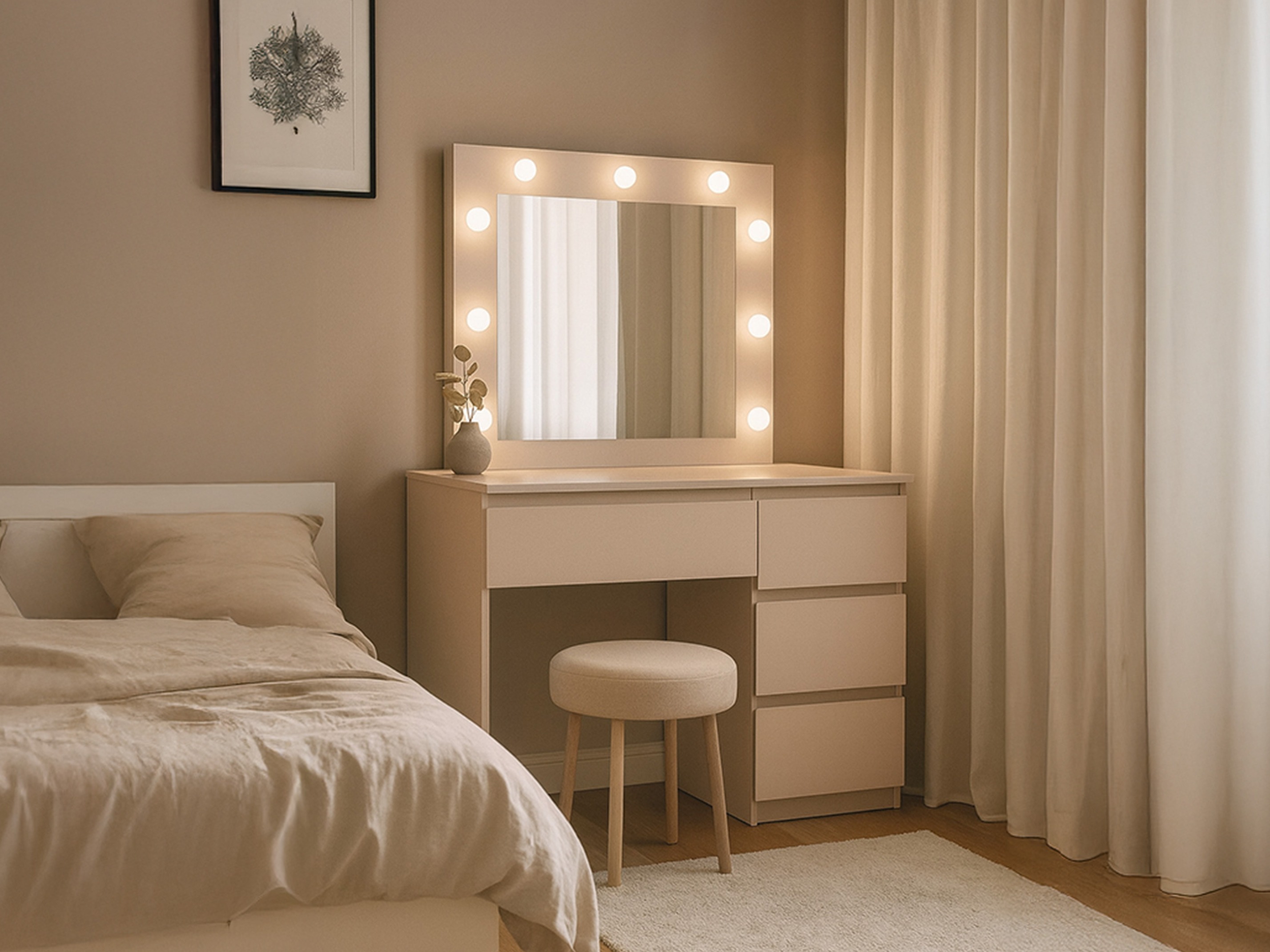 Toaletni stolić Murrieta 194 (Kašmir)