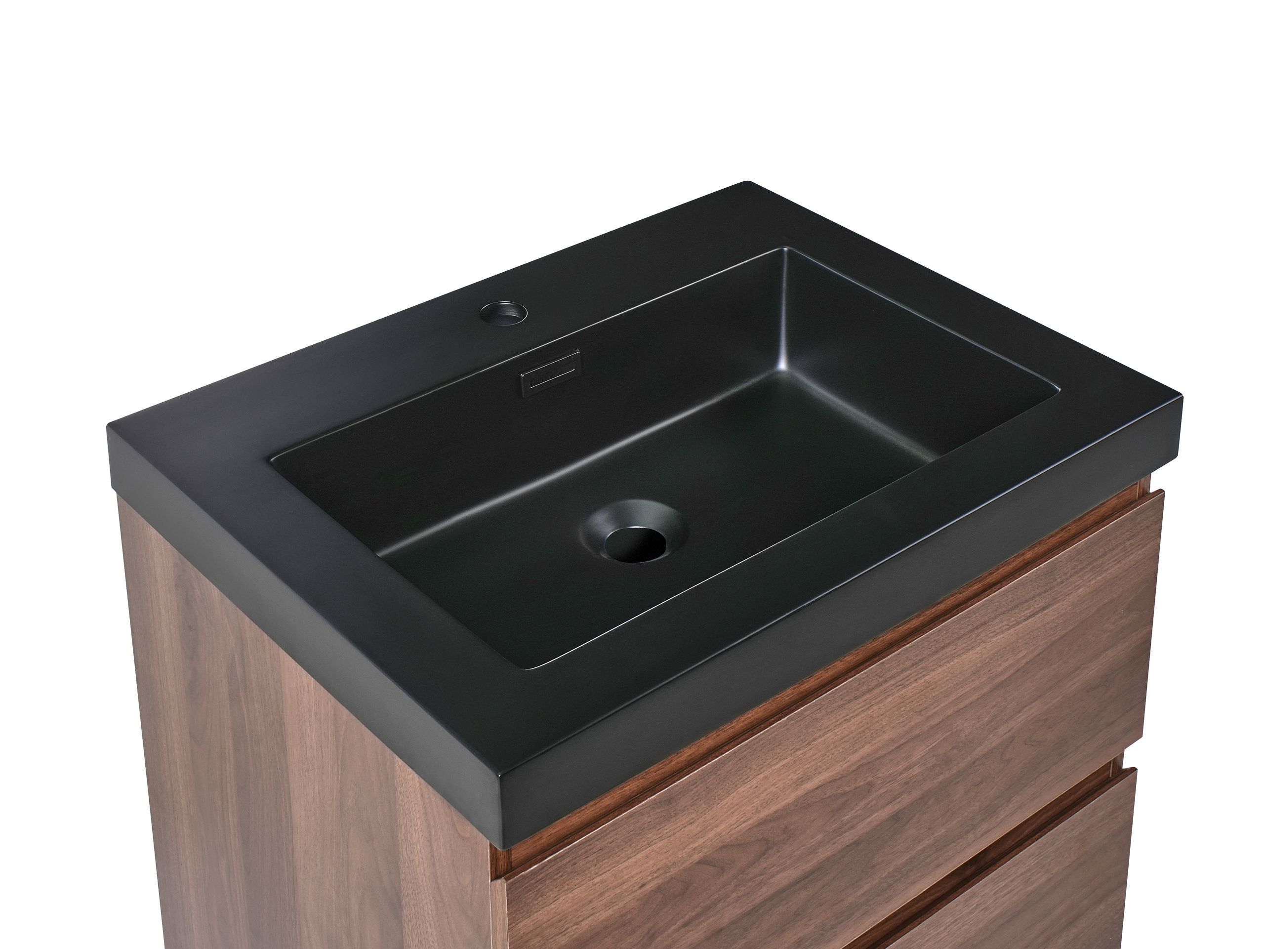 Zidni ormarić za umivaonik Berwyn 2872 (Tamno smeđa)