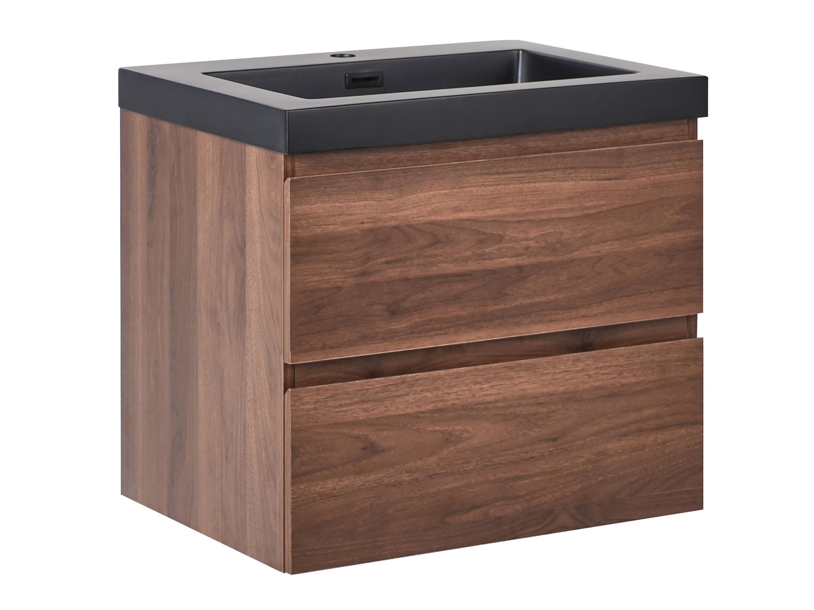 Zidni ormarić za umivaonik Berwyn 2872 (Tamno smeđa)