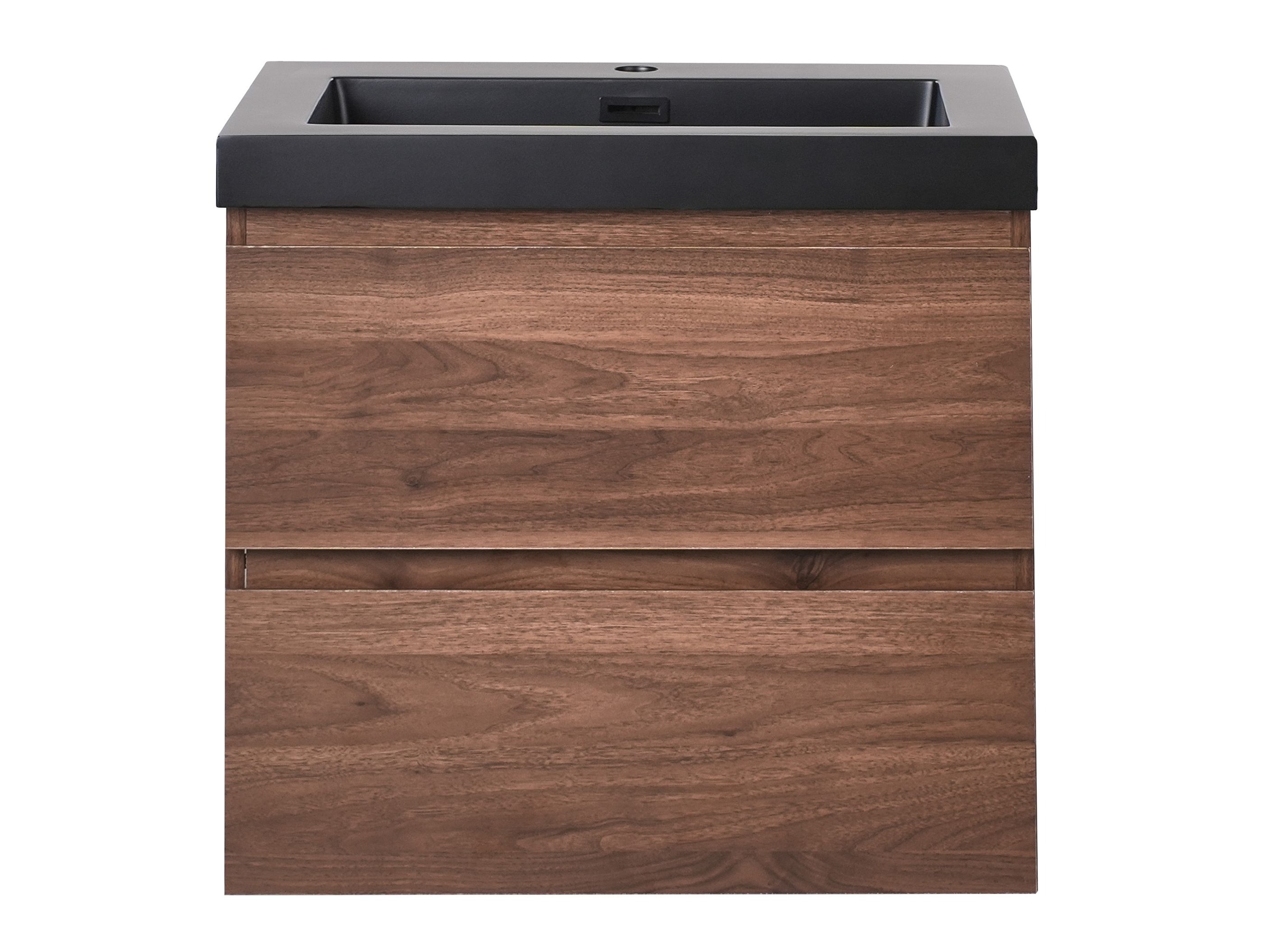 Zidni ormarić za umivaonik Berwyn 2872 (Tamno smeđa)