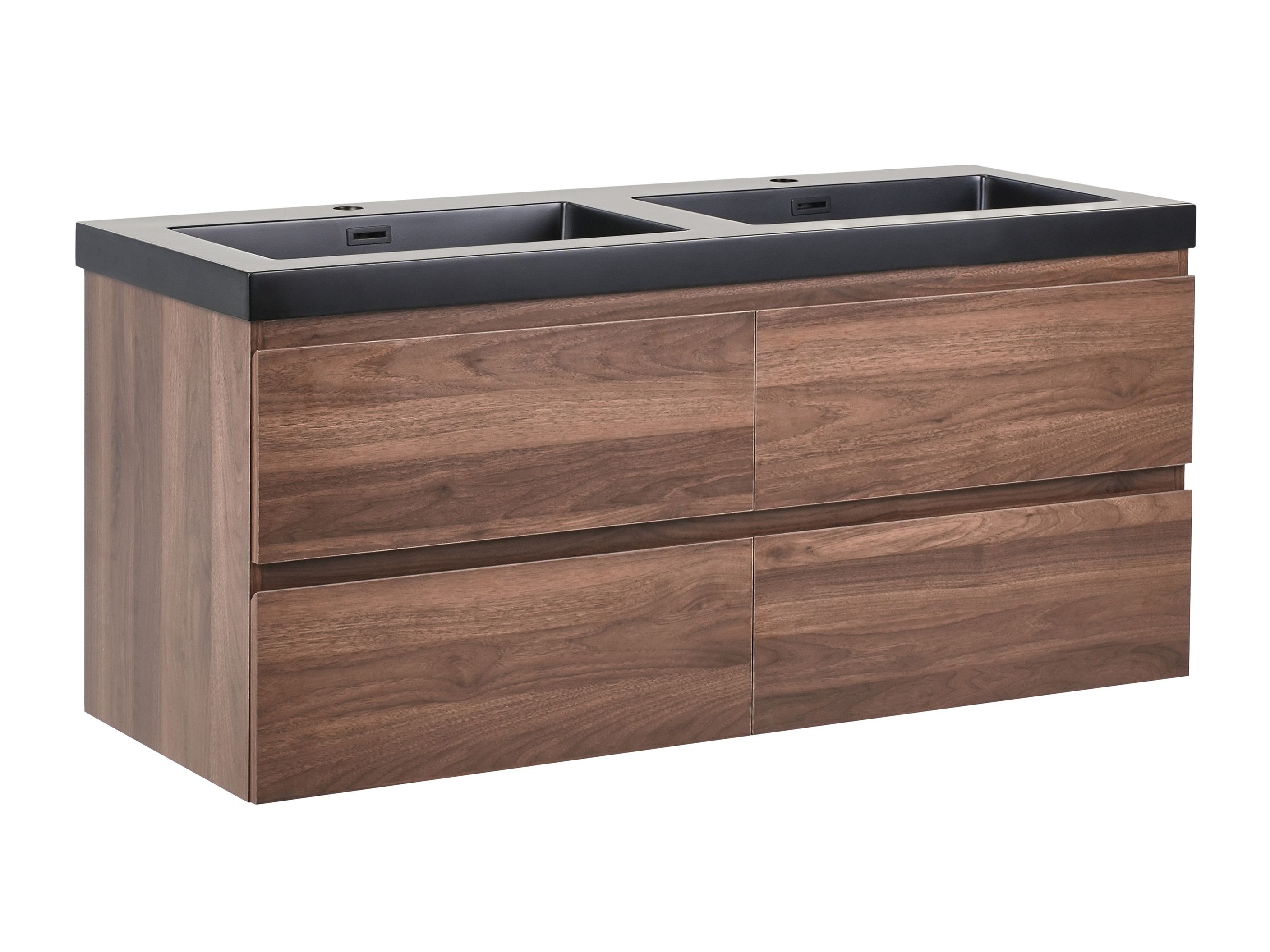 Zidni ormarić za umivaonik Berwyn 2873 (Tamno smeđa)