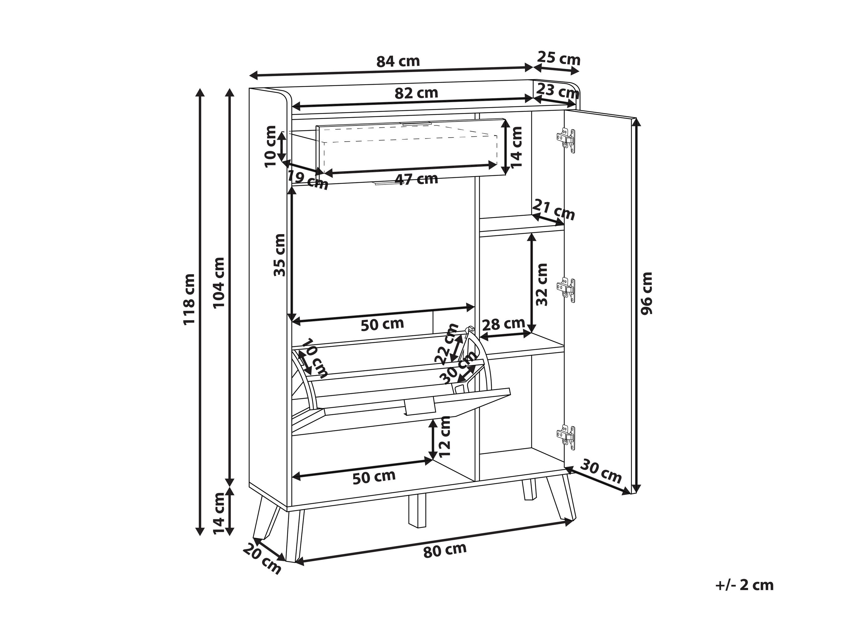 Ormarić za cipele Berwyn 2876