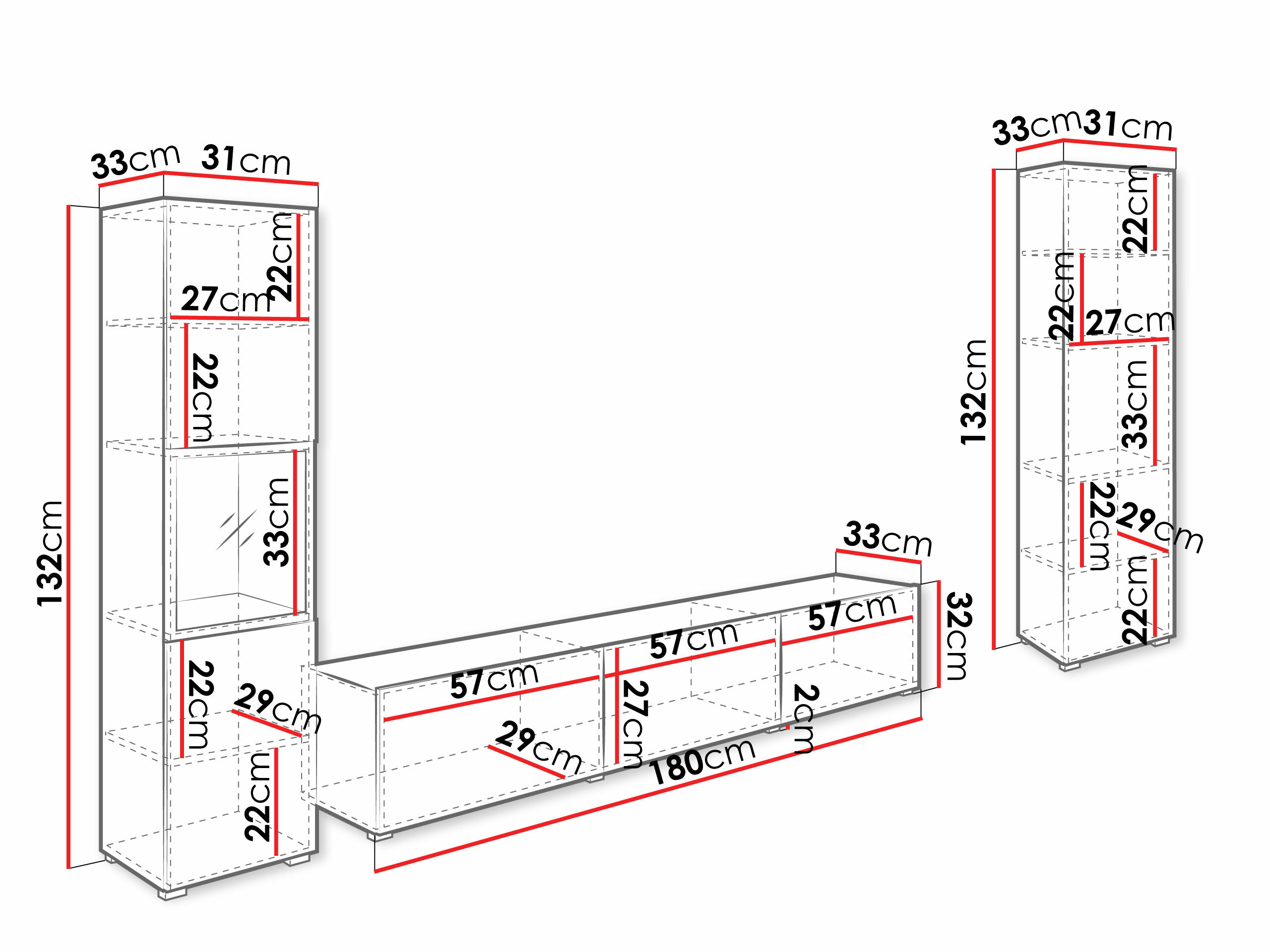 Set za dnevni boravak Sarasota 193 (Grafit)