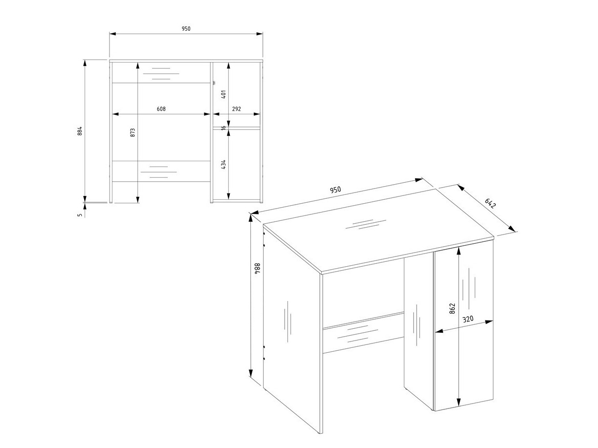 Samostojeći kupaonski ormarić Balelbo 109
