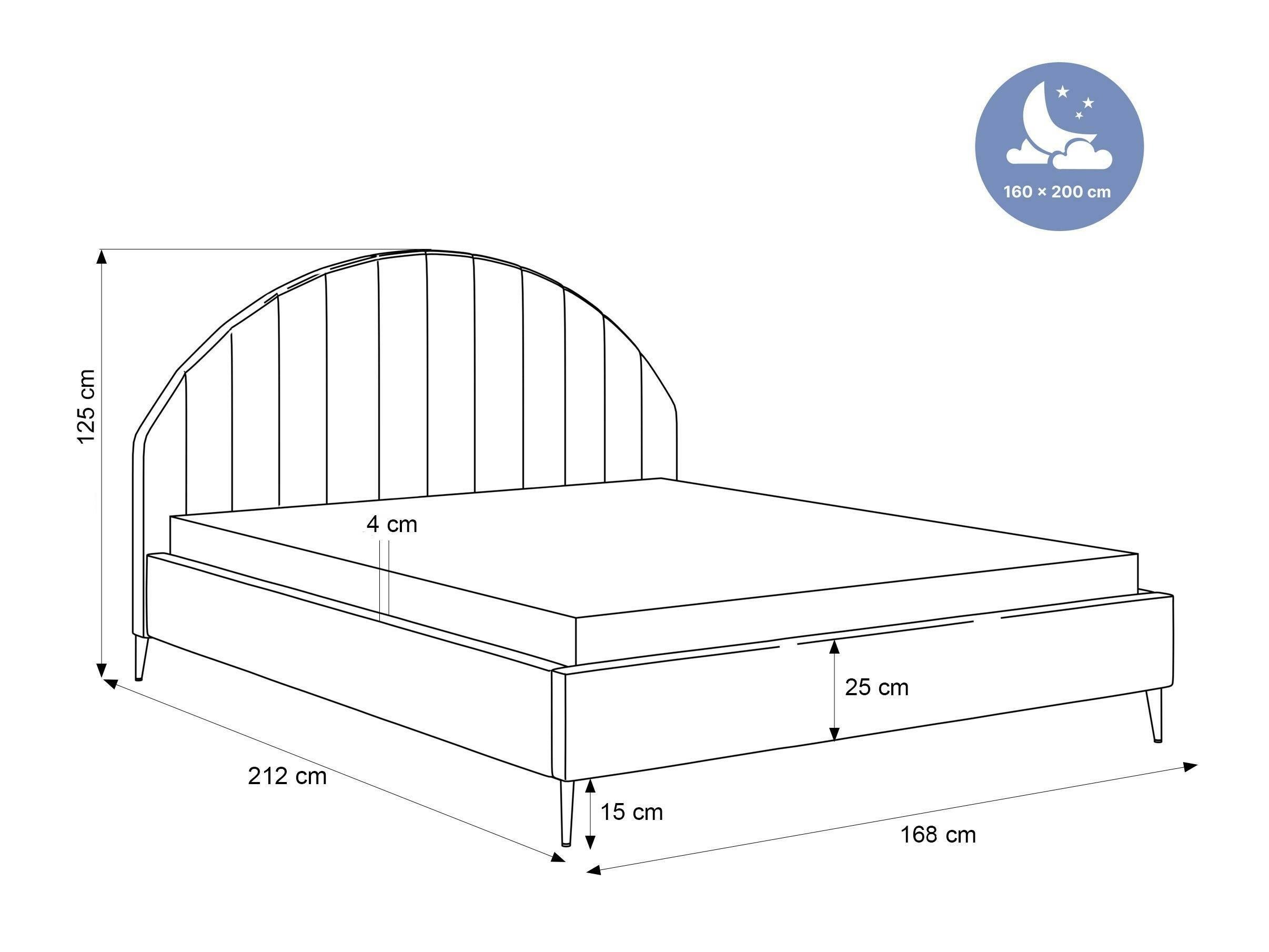 Krevet Hesperia 112 (Dream Velvet 202.33)