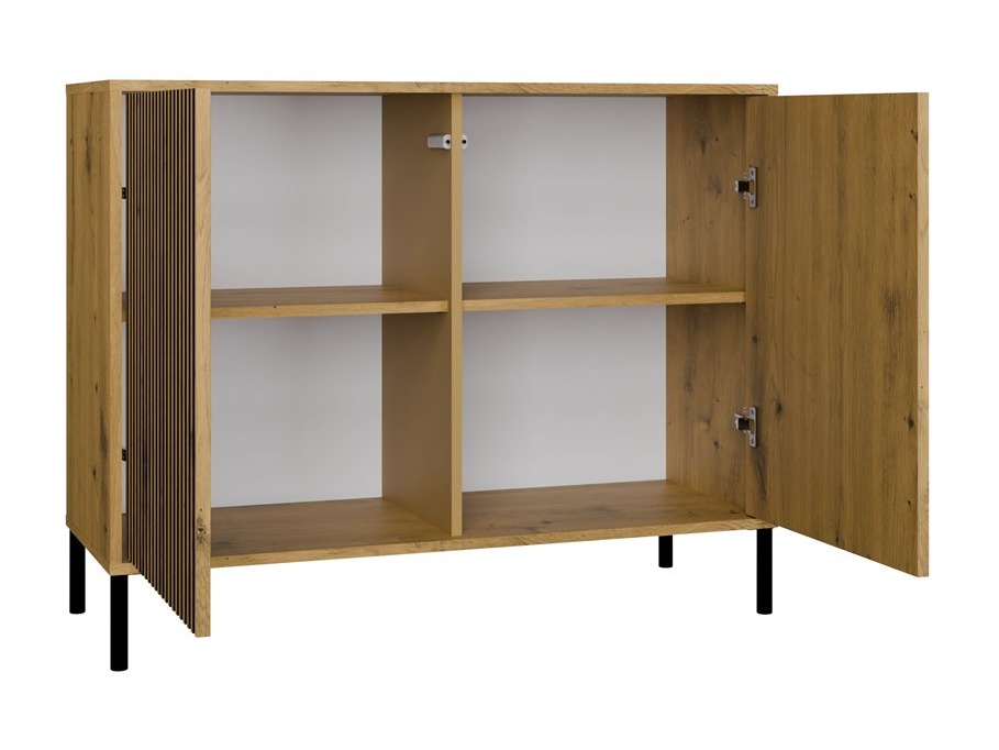 Ormarić Orlsone 109 (Hrast Artisan + Crna)