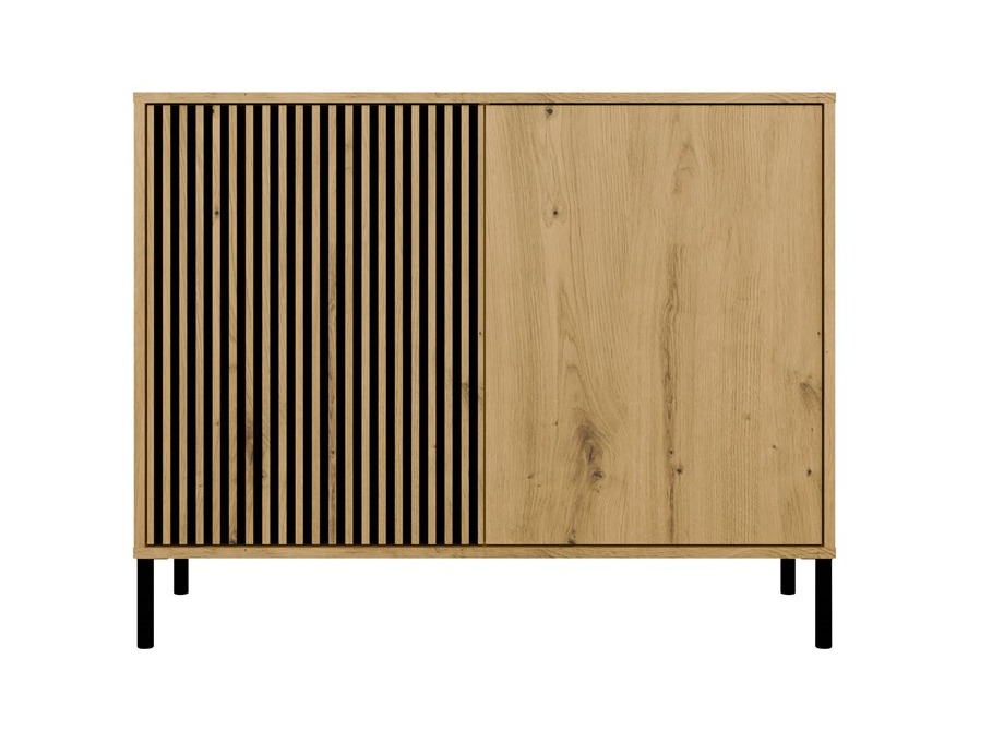 Ormarić Orlsone 109 (Hrast Artisan + Crna)