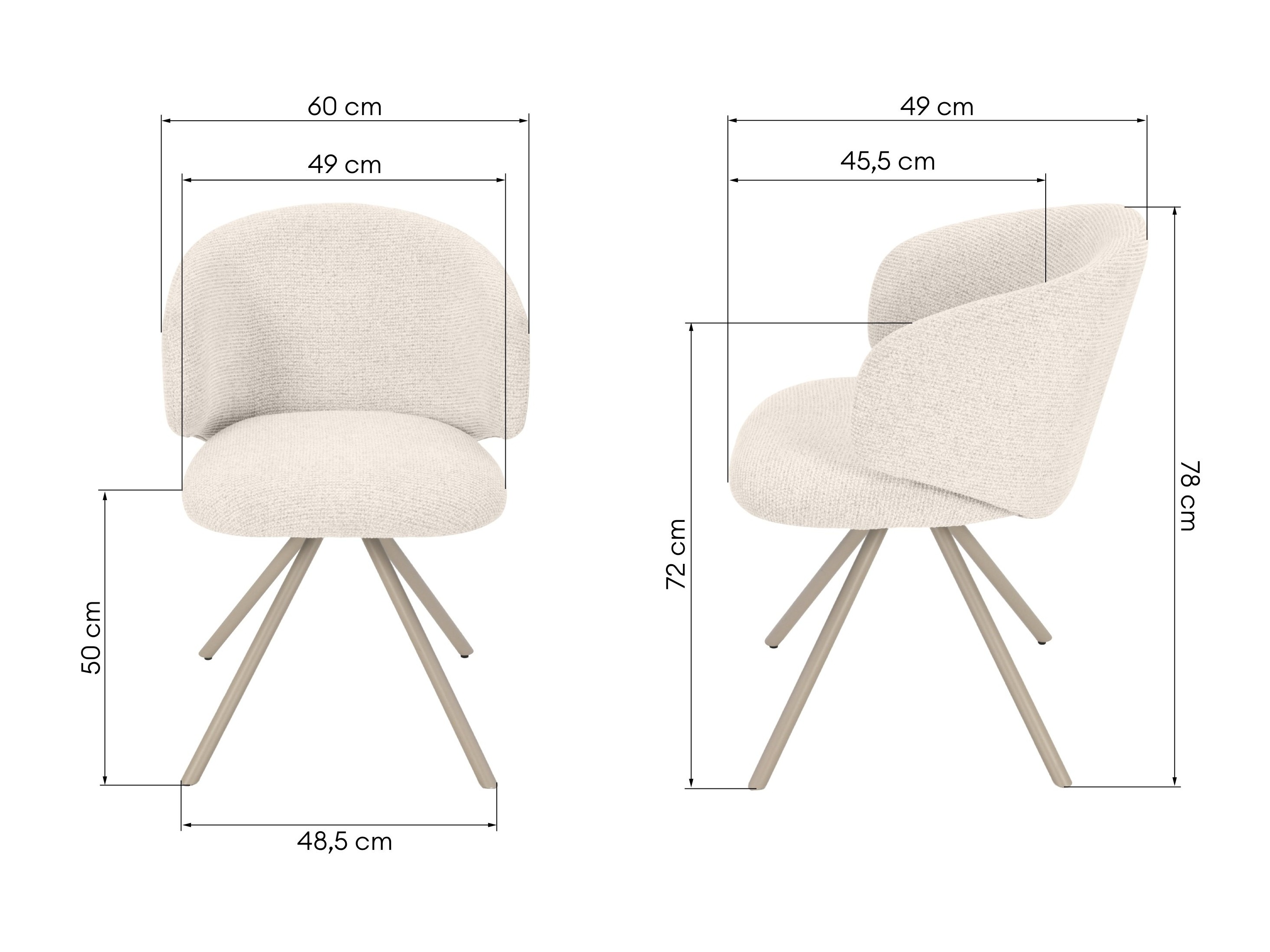 Stolica Burleson 515 (Bež)