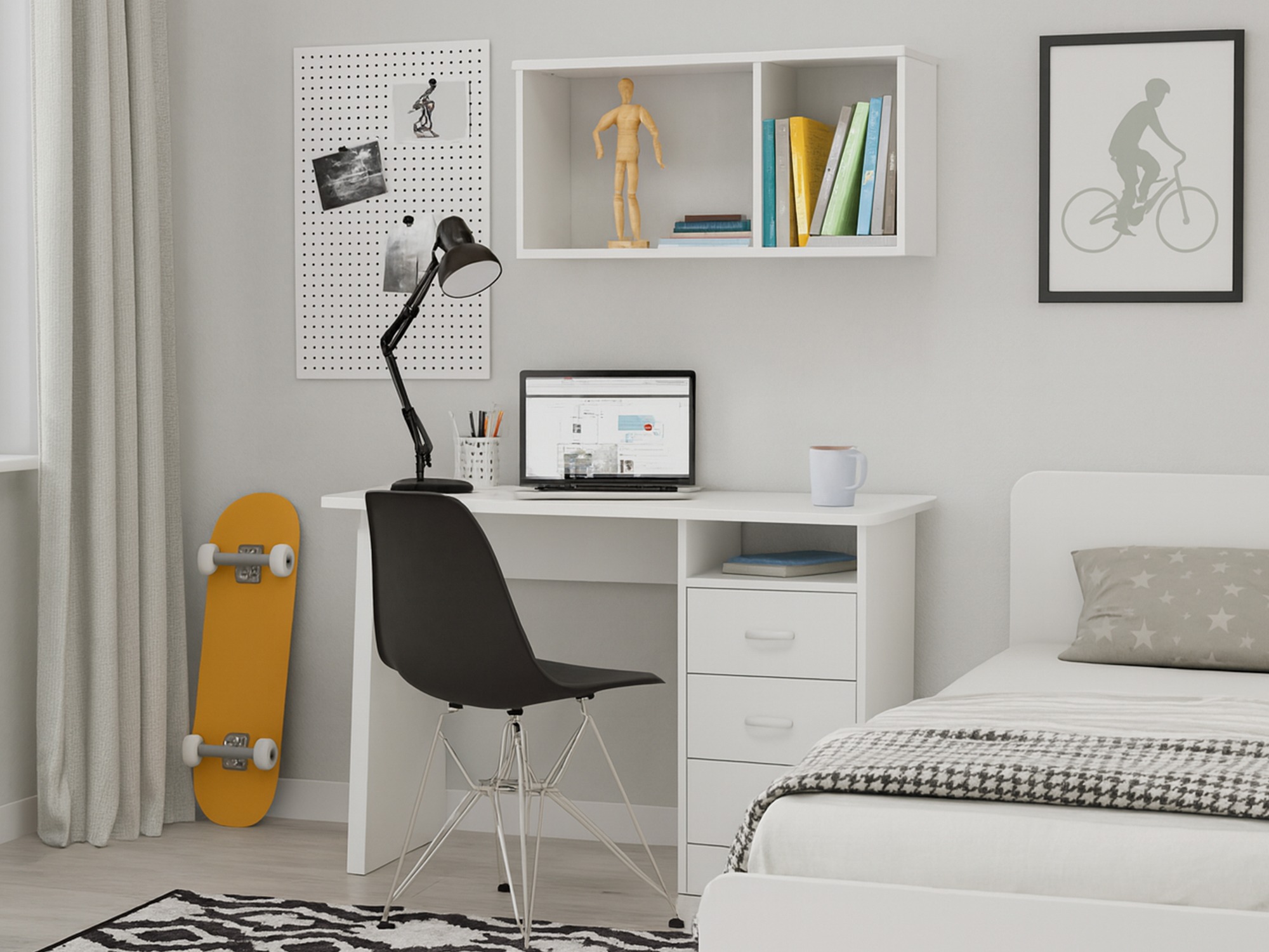 Uredski stol Ontario 204 (Bijela)