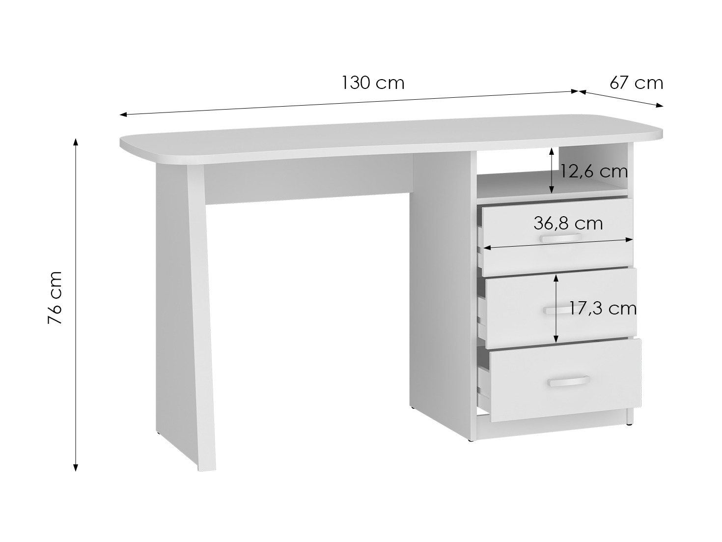 Uredski stol Ontario 204 (Bijela)