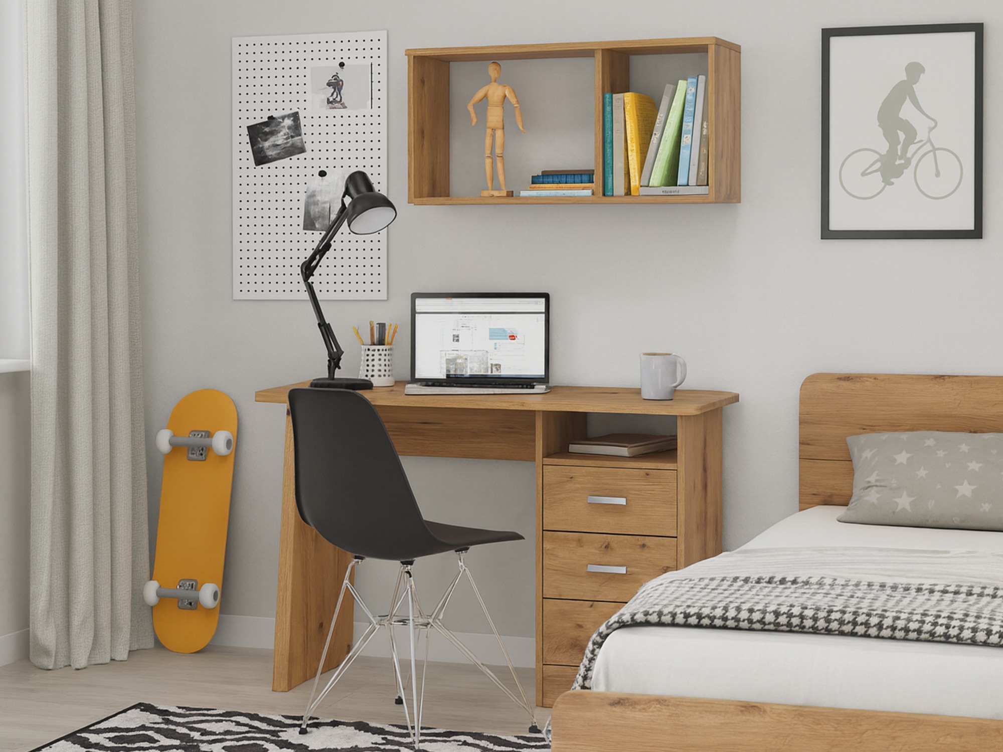 Uredski stol Ontario 204 (Hrast Artisan)