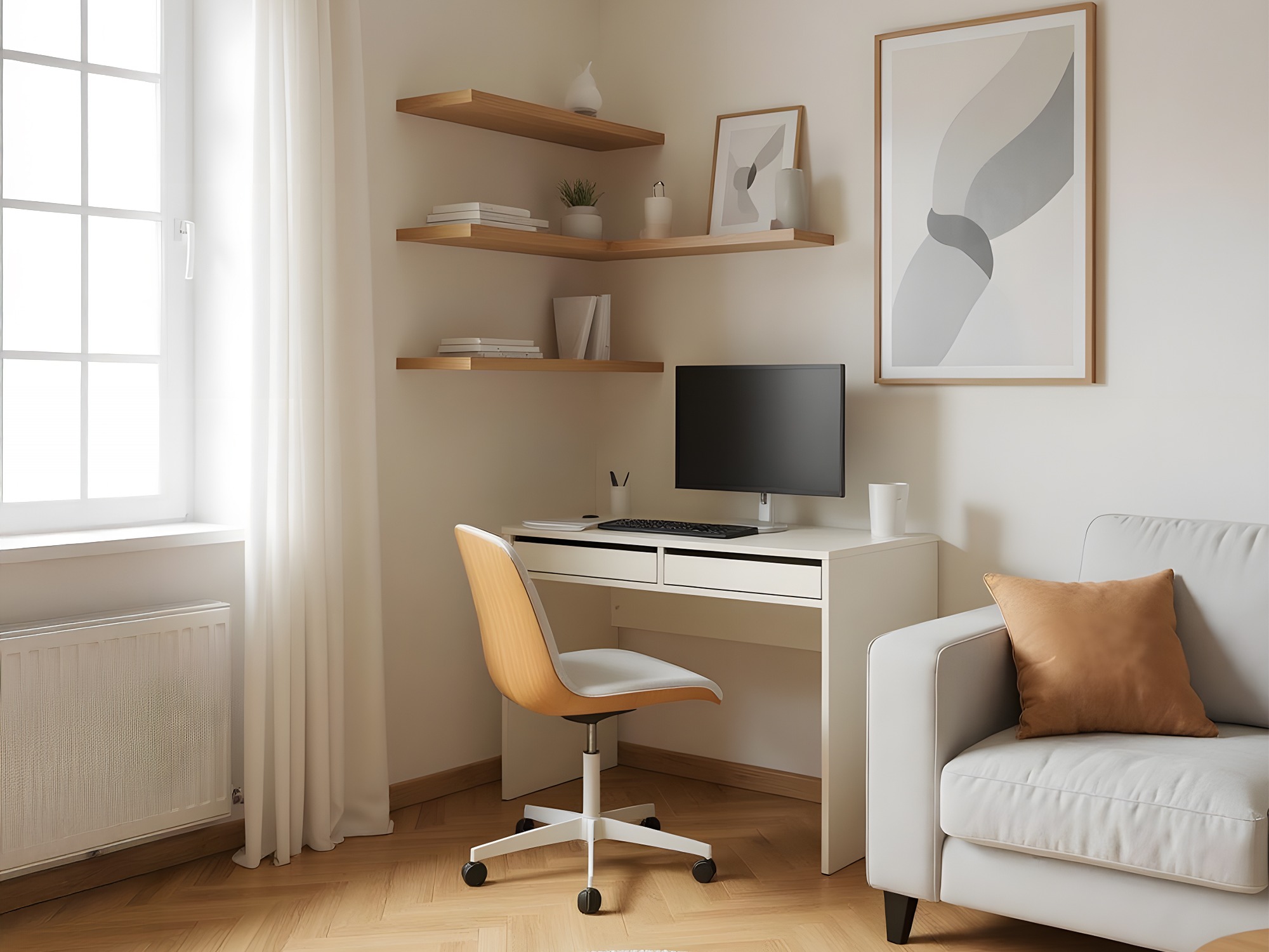 Uredski stol Ontario 207 (Bijela)