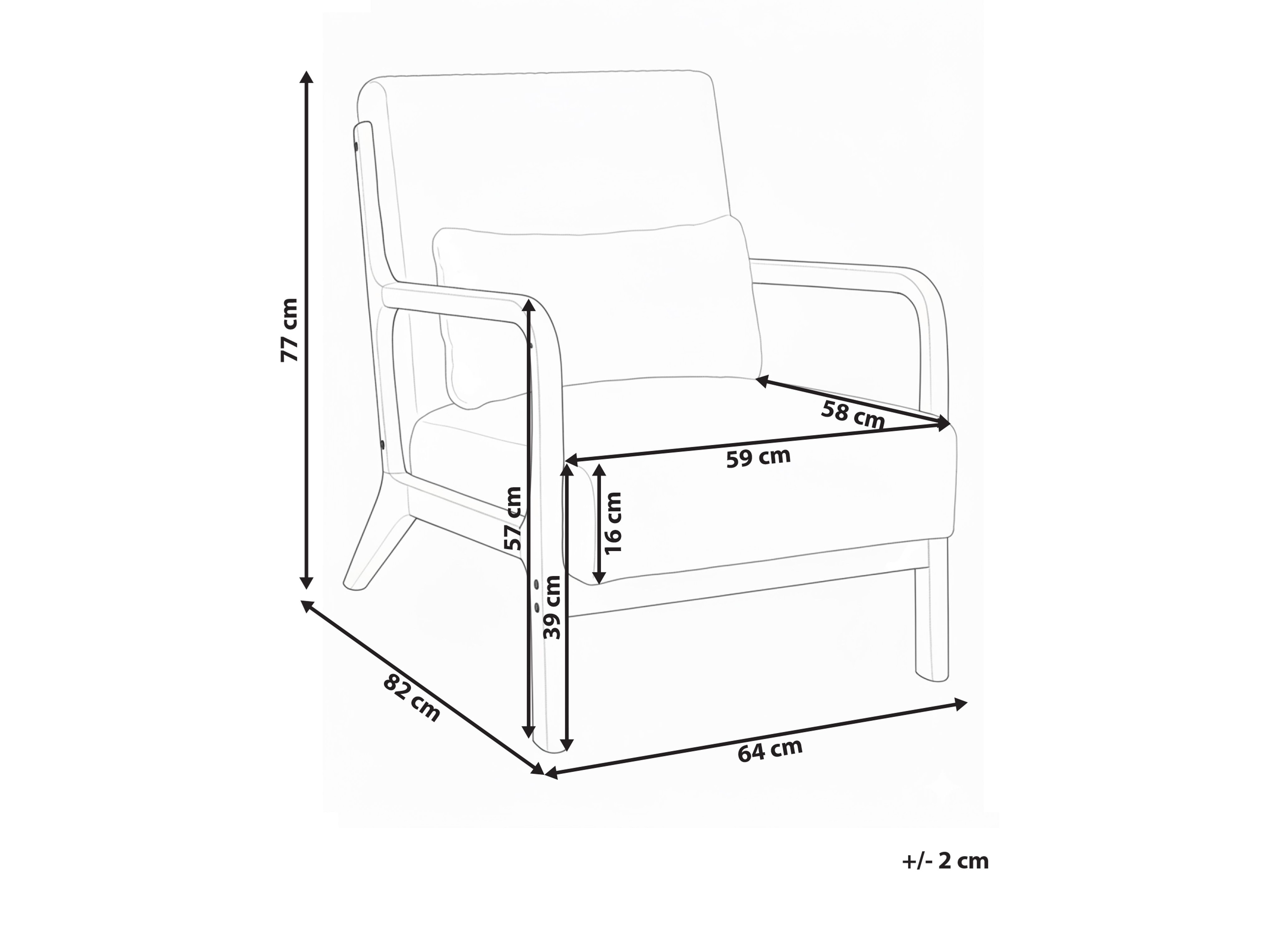 Fotelja Berwyn 2883 (Bež)