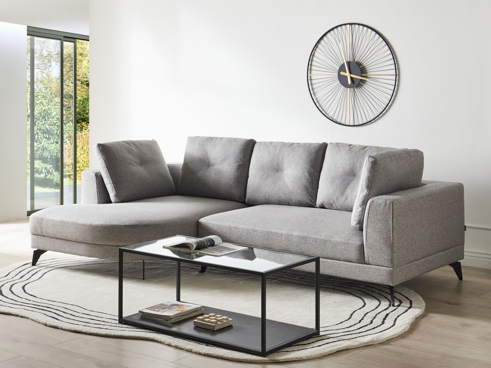 Kutna garnitura Berwyn 2890 (Siva)