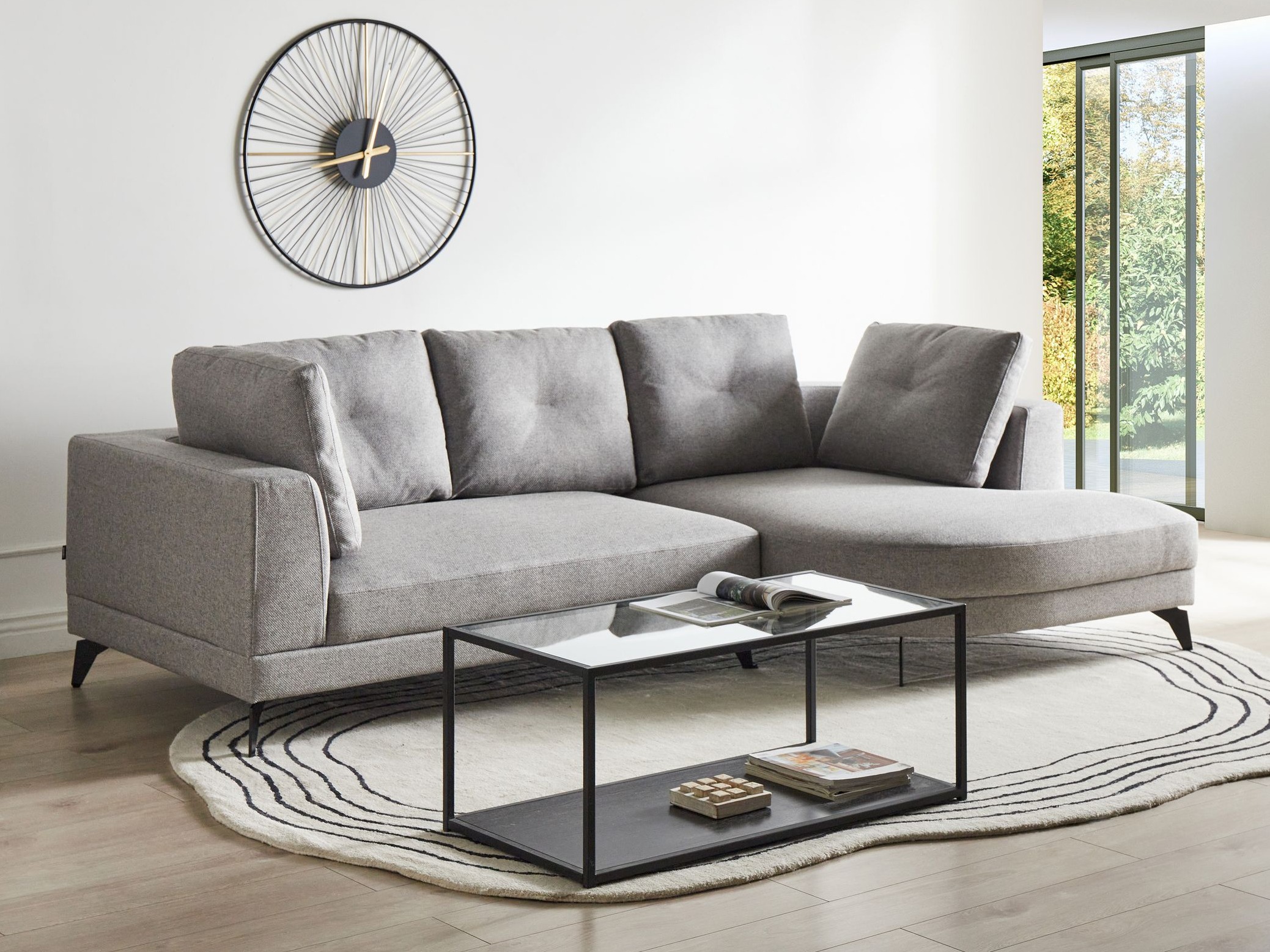 Kutna garnitura Berwyn 2890 (Siva)