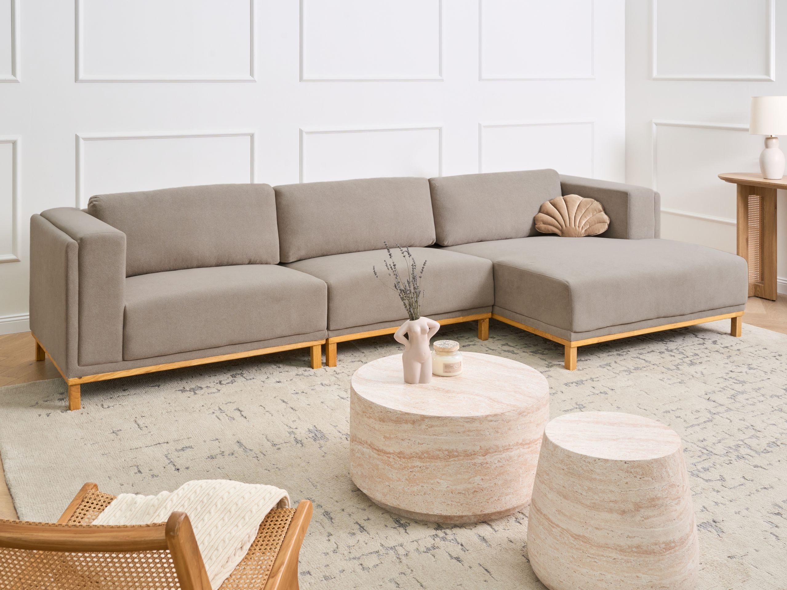 Kutna garnitura Berwyn 2892 (Taupe)