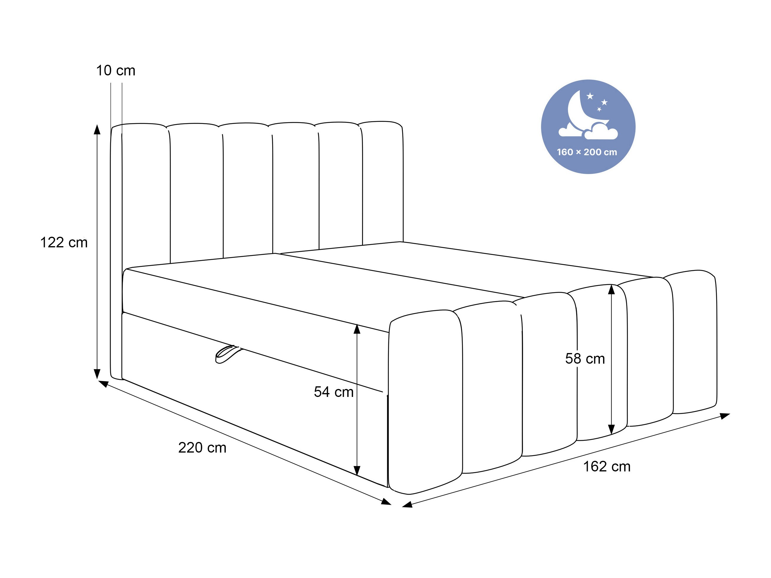 Boxspring krevet Hesperia 118 (Magic Velvet 2250)