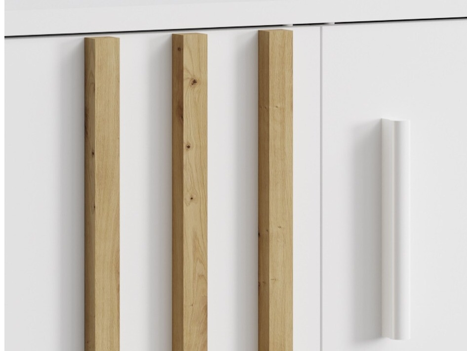 Komoda Baytown 158 (Bijela + Hrast Artisan)