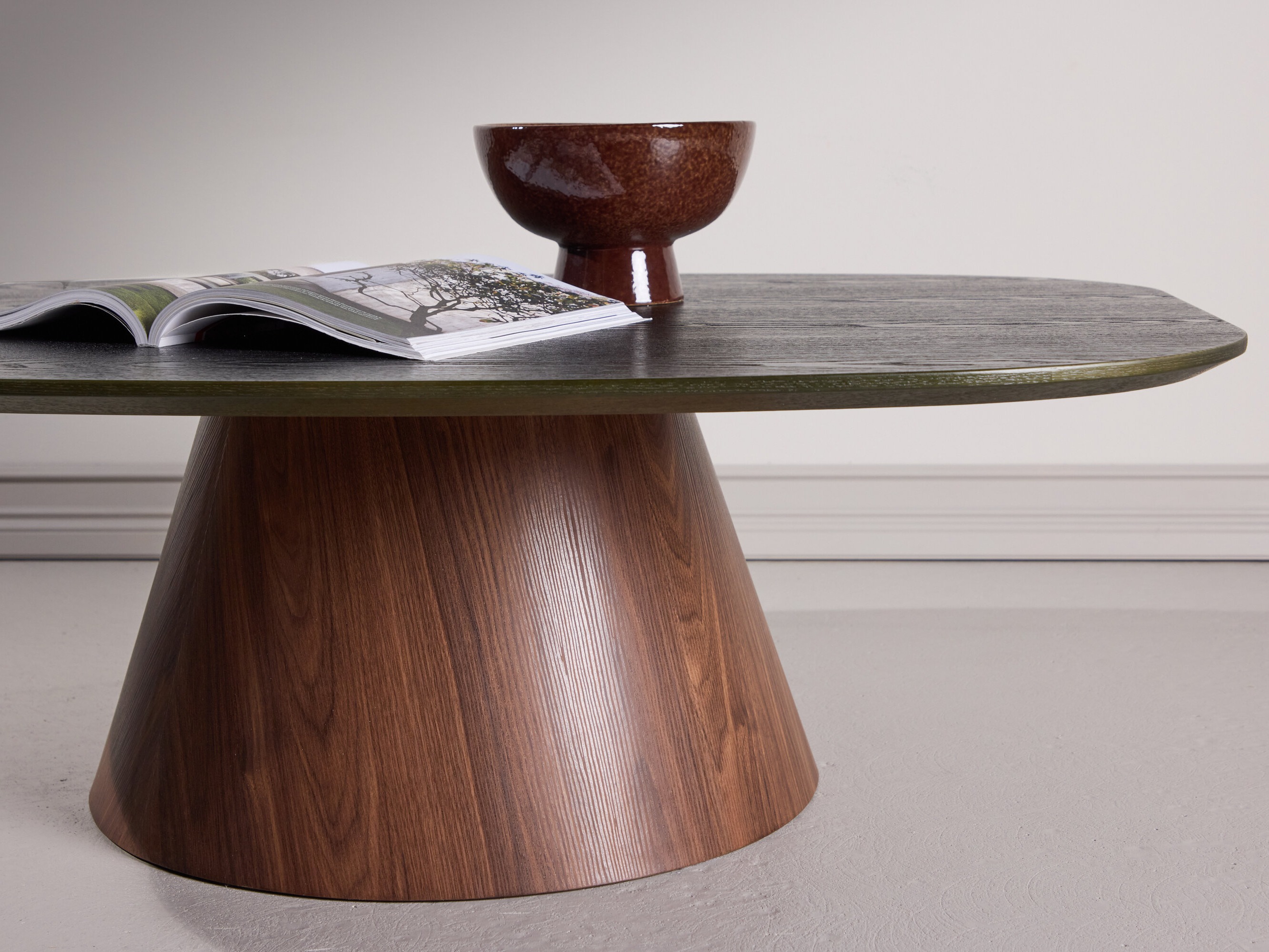 Stolić za kavu Dallas 4976 (Tamnozelena + Smeđa)