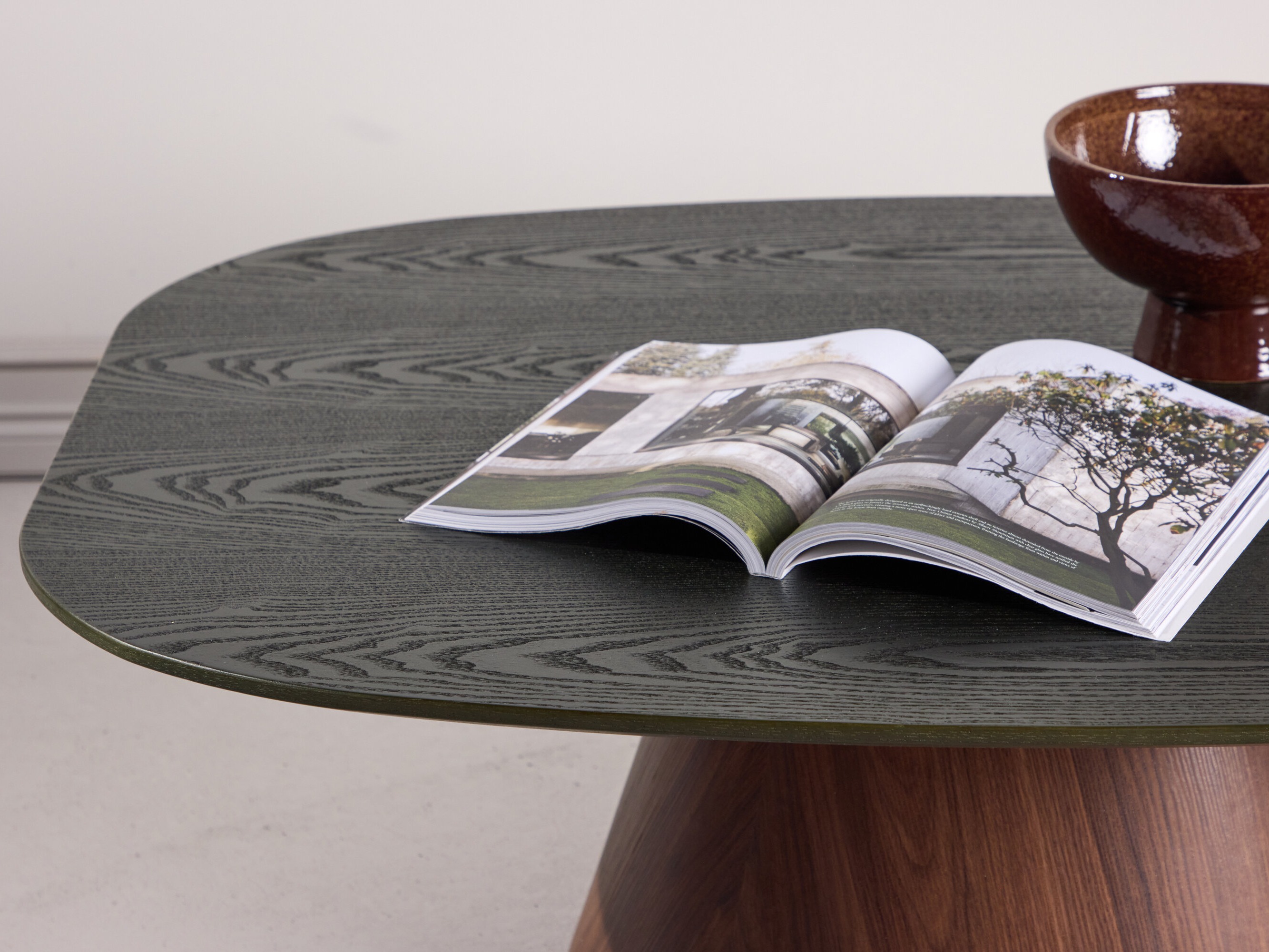 Stolić za kavu Dallas 4976 (Tamnozelena + Smeđa)