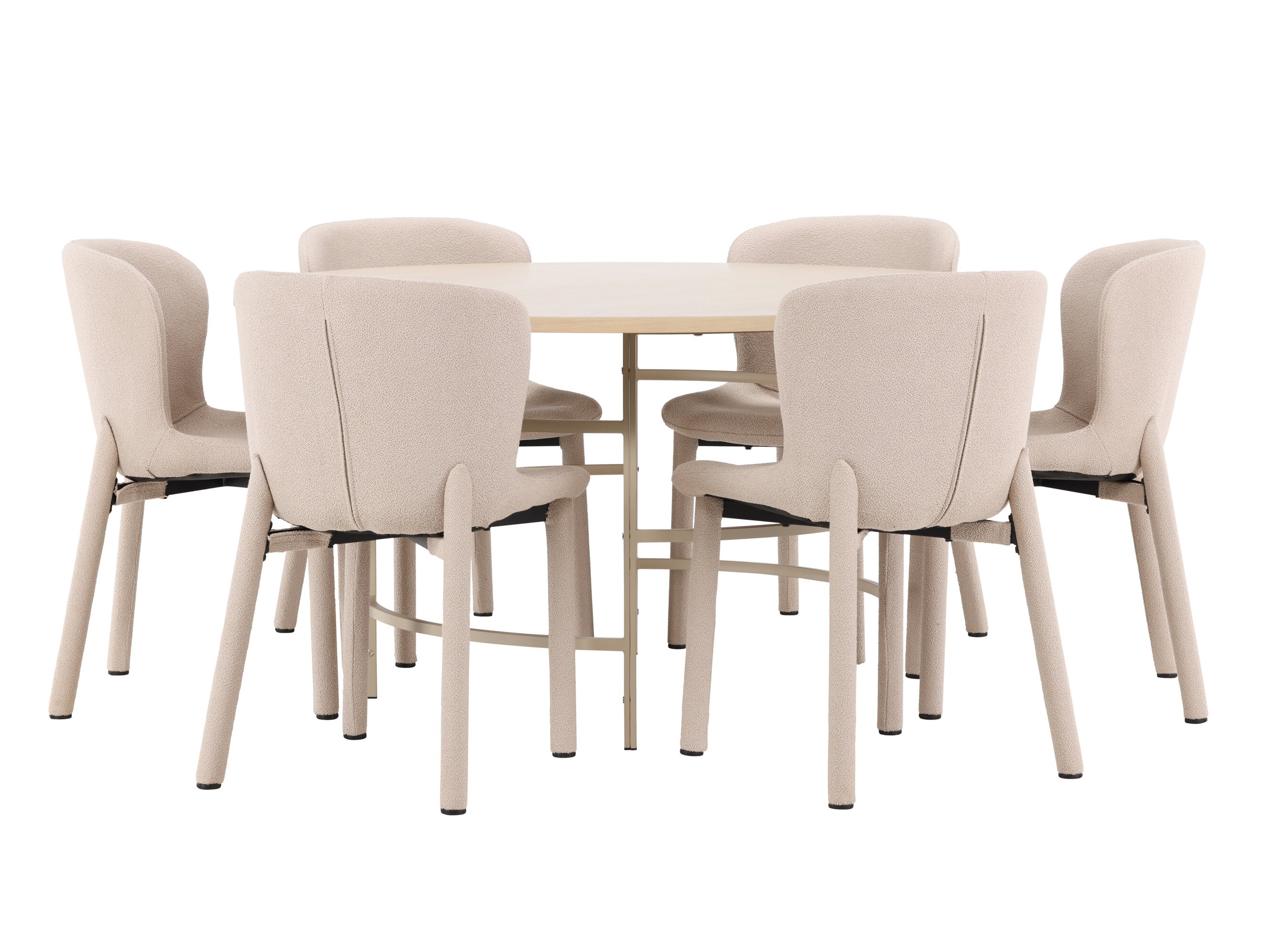 Blagovaonski set Dallas 4987 (Svijetlo smeđa)