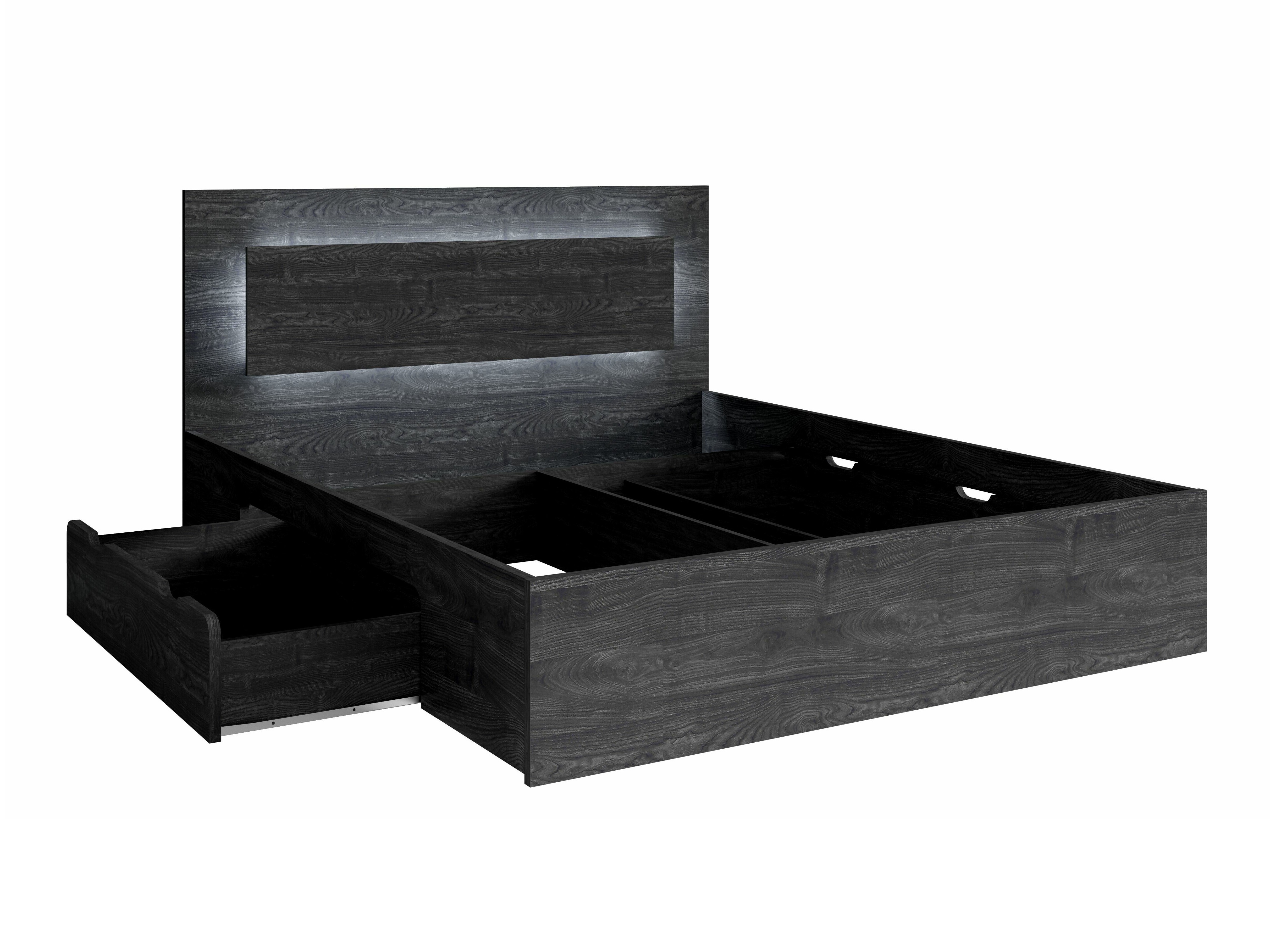 Krevet Fivnola 103 (Crni jasen)