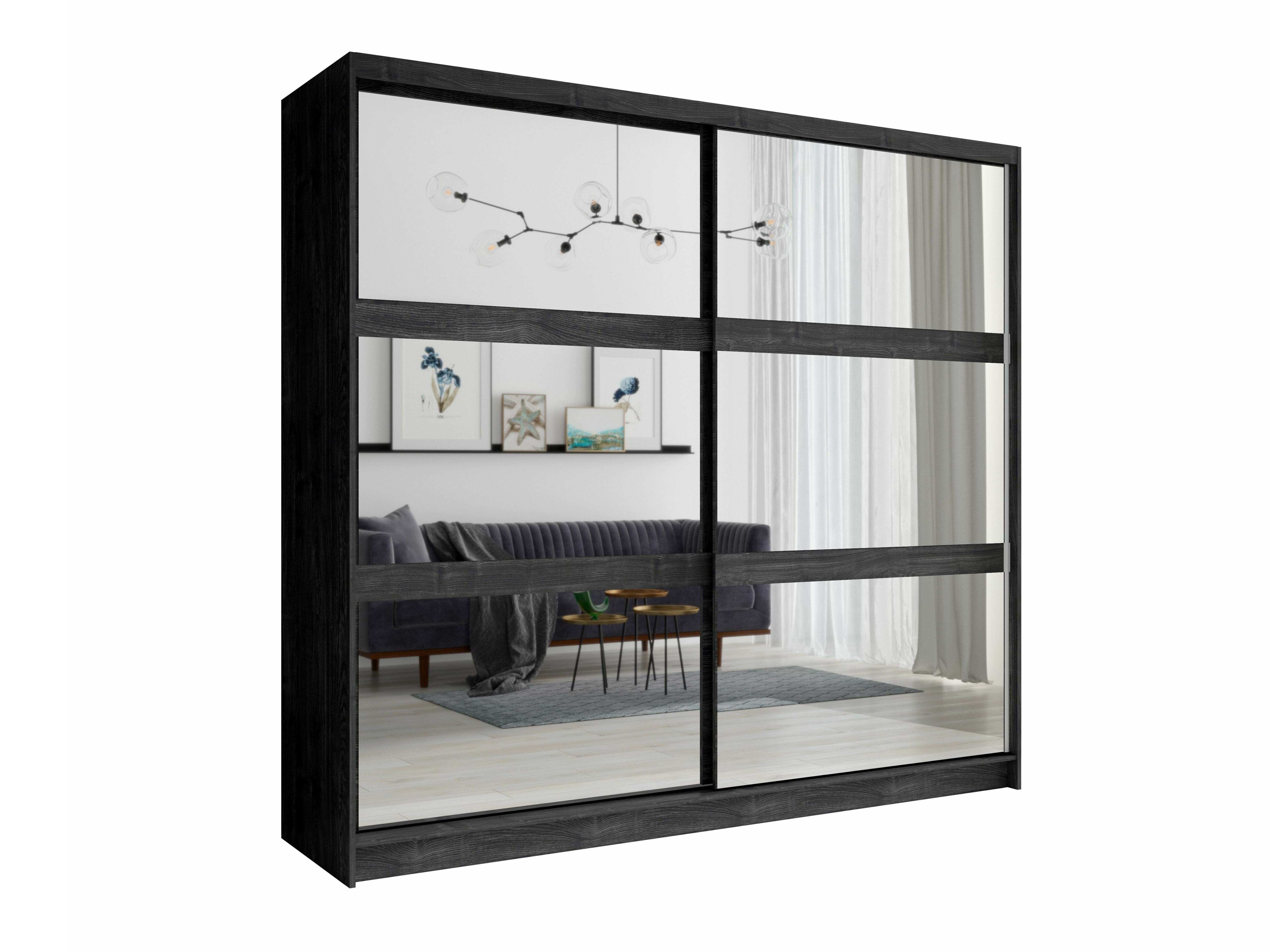 Set za spavaću sobu Fivnola 104 (Crni jasen)