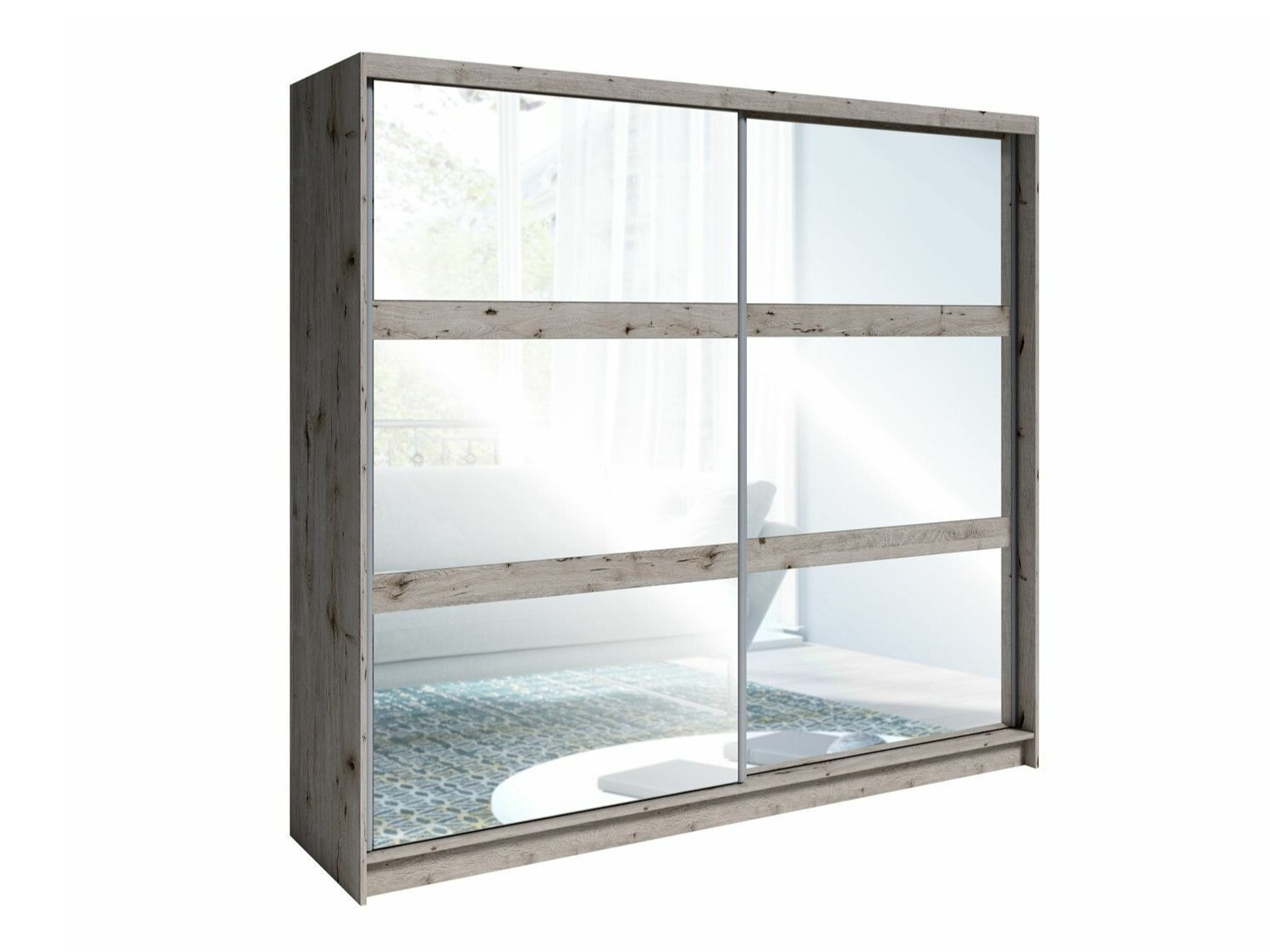 Set za spavaću sobu Fivnola 104 (Hrast Wellington)