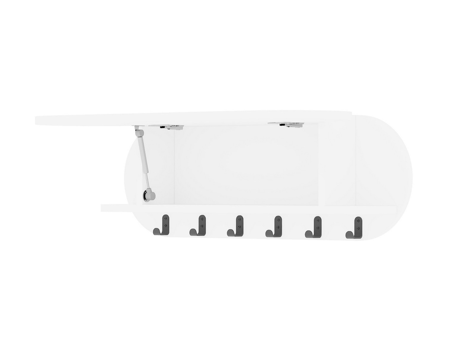 Vješalica Kailua 2144 (Bijela)