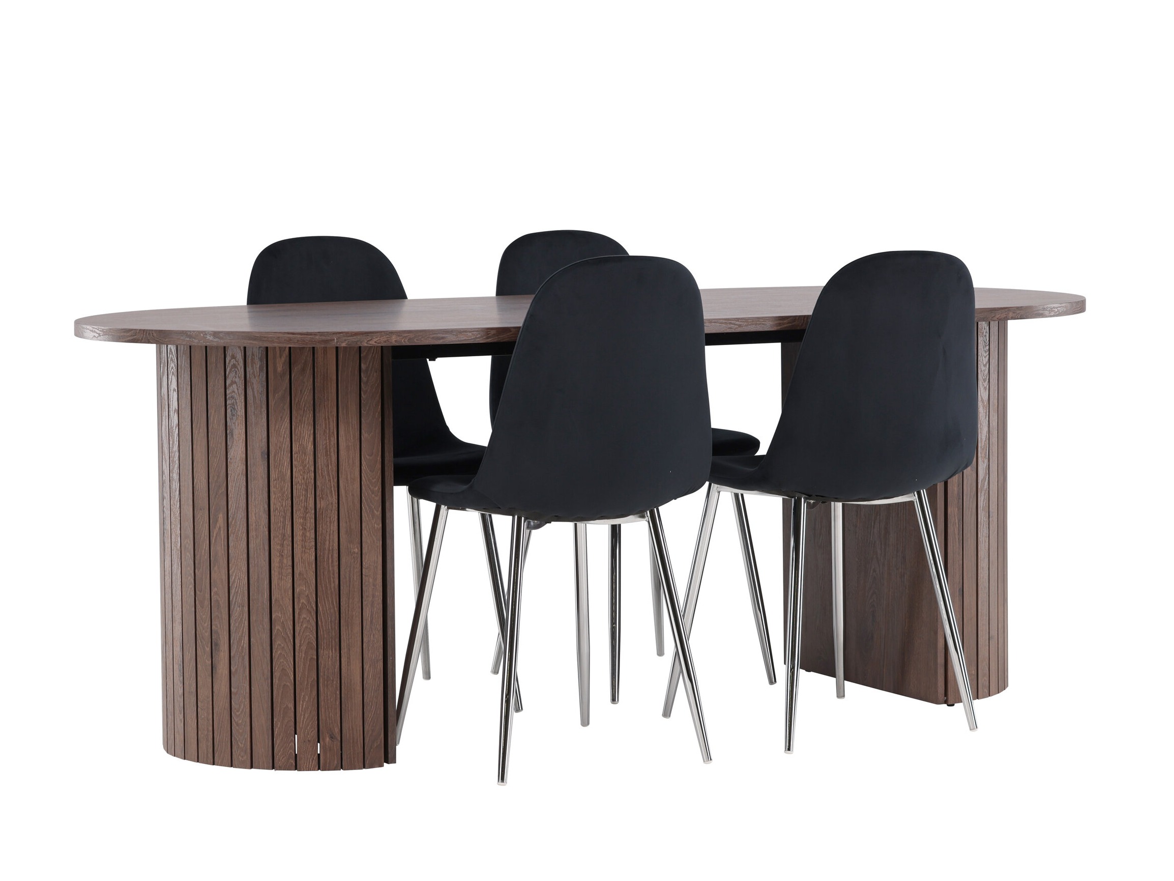 Blagovaonski set Dallas 4995 (Crna + Srebrna)