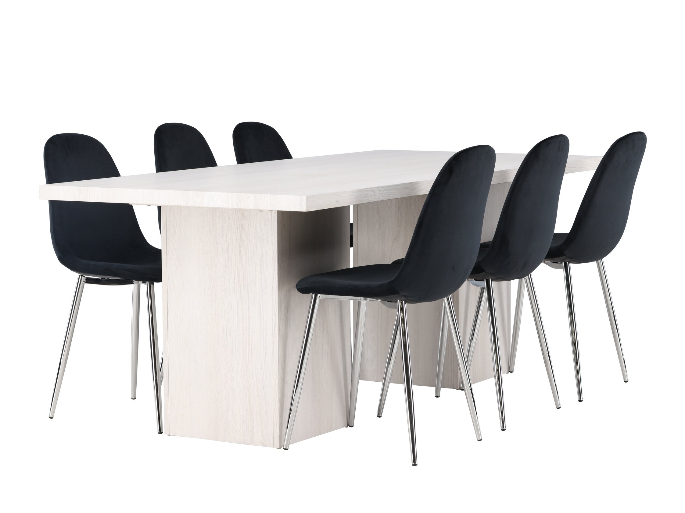 Blagovaonski set Dallas 4997 (Crna + Srebrna)