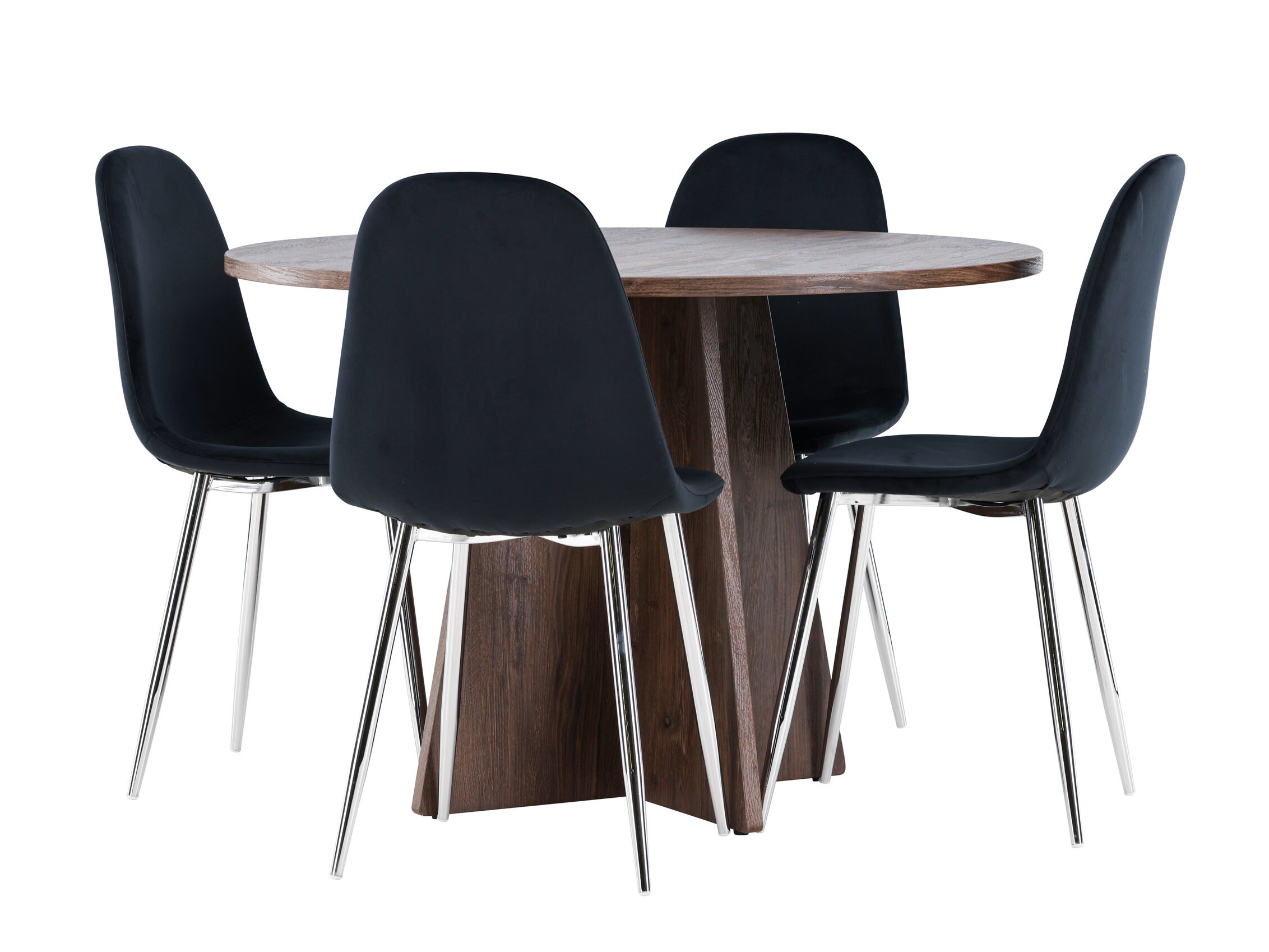 Blagovaonski set Dallas 5009 (Crna + Srebrna)