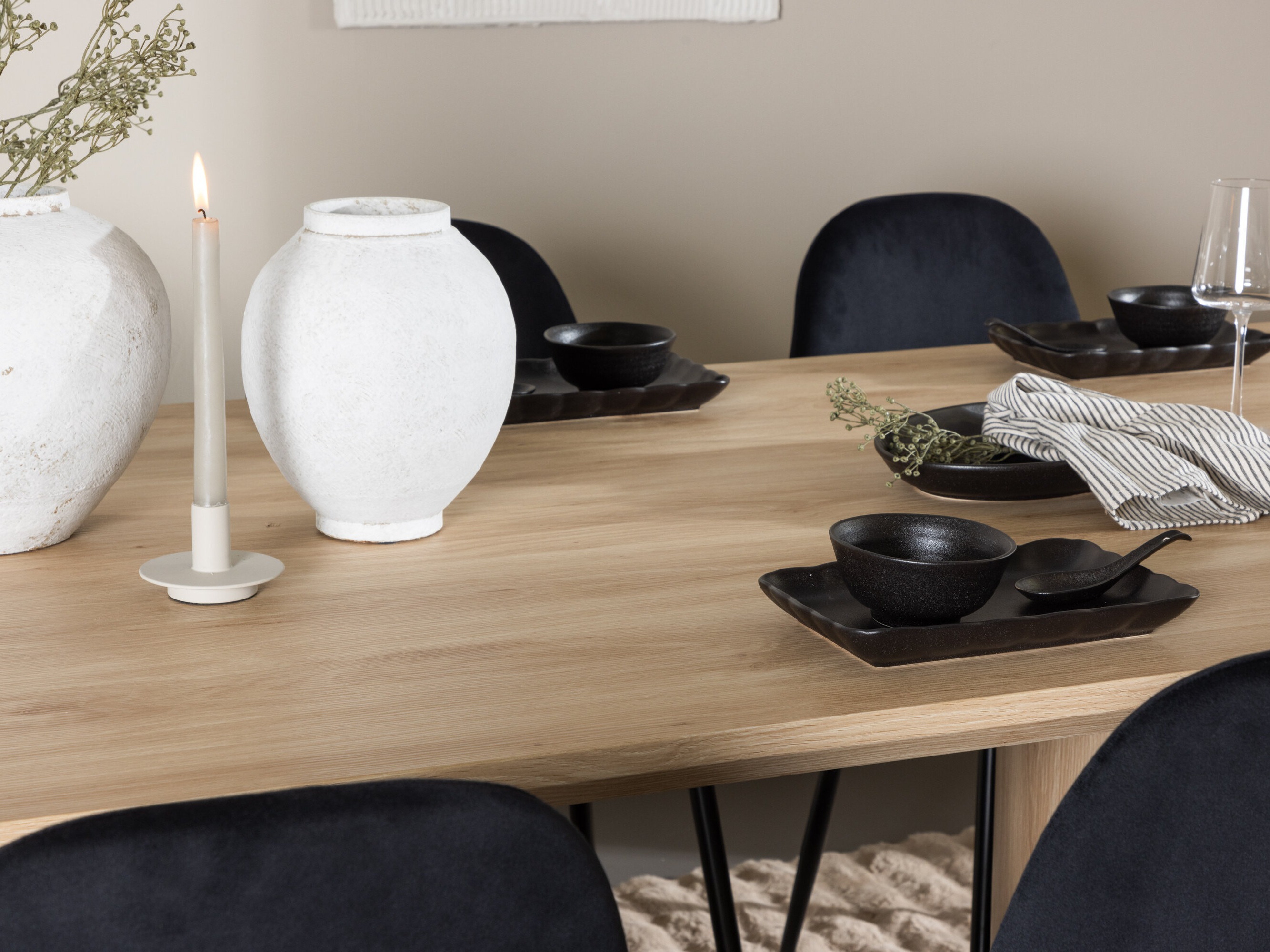 Blagovaonski set Dallas 5018 (Crna)