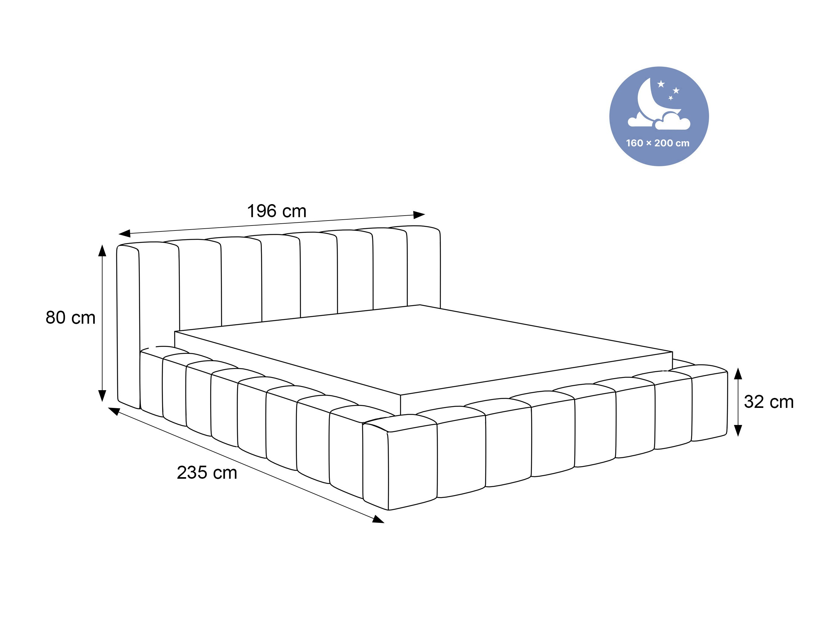 Krevet Hesperia 121 (Magic Velvet 2225)