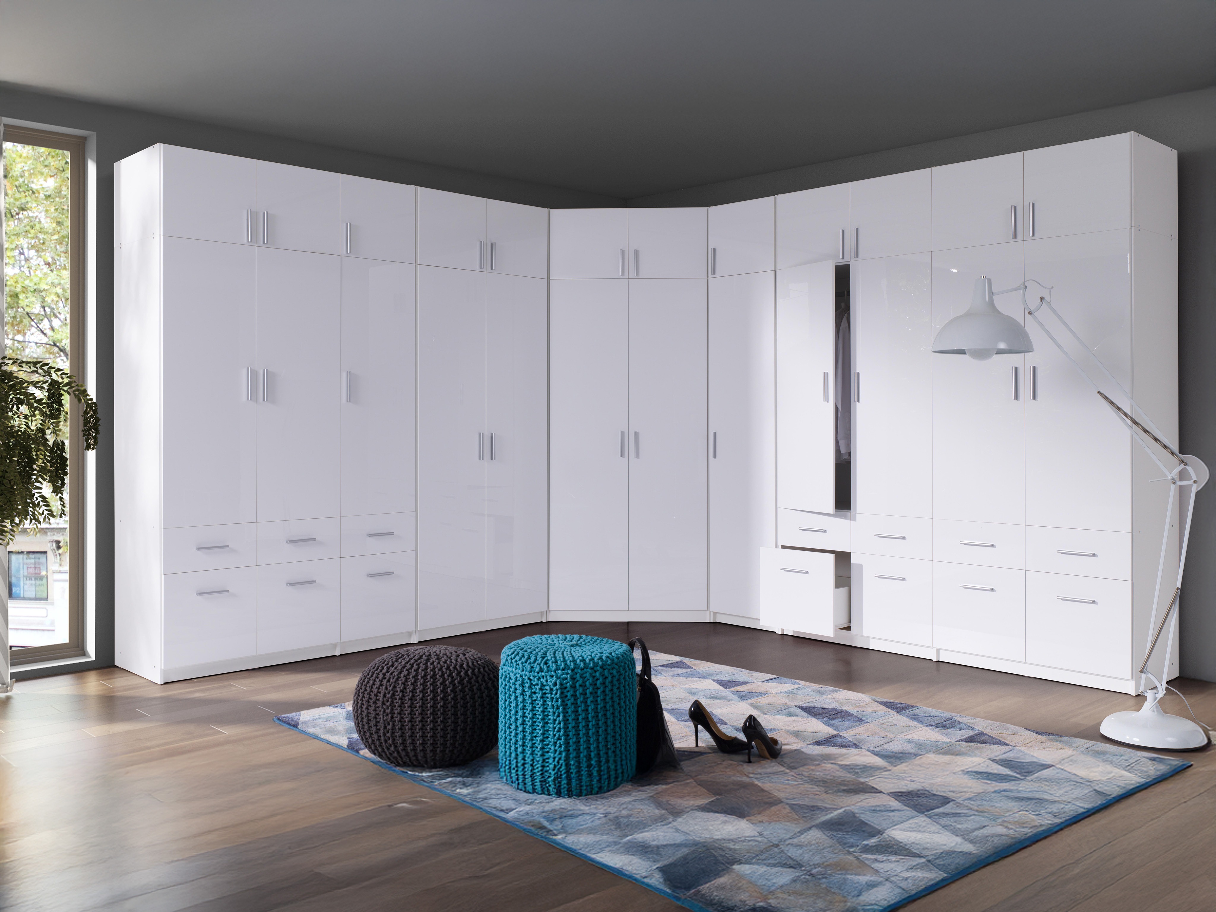 Ormar Baytown 166 (Bijela + Sjajno bijela)