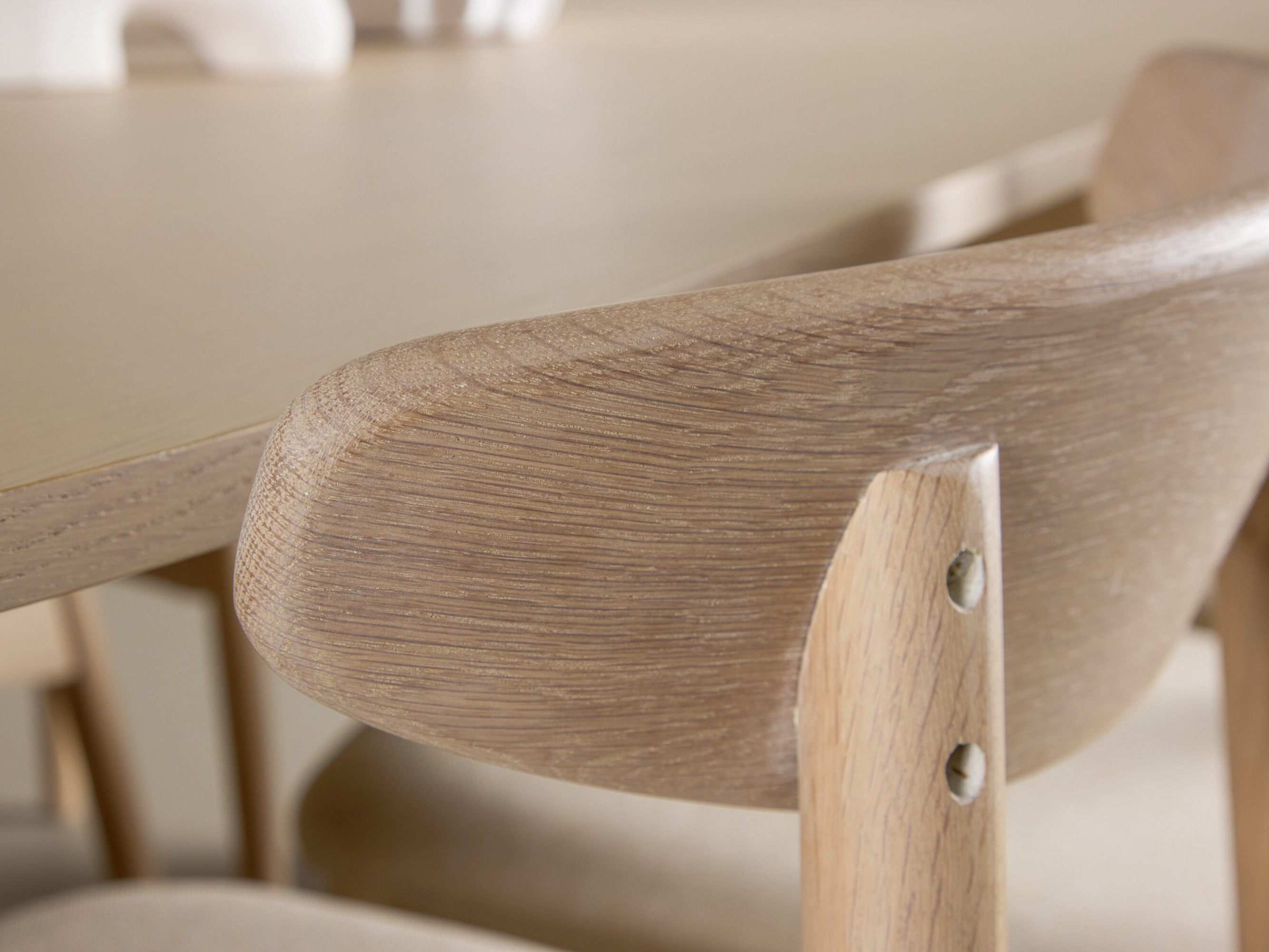 Blagovaonski set Dallas 5020 (Svijetlo drvo + Bež)