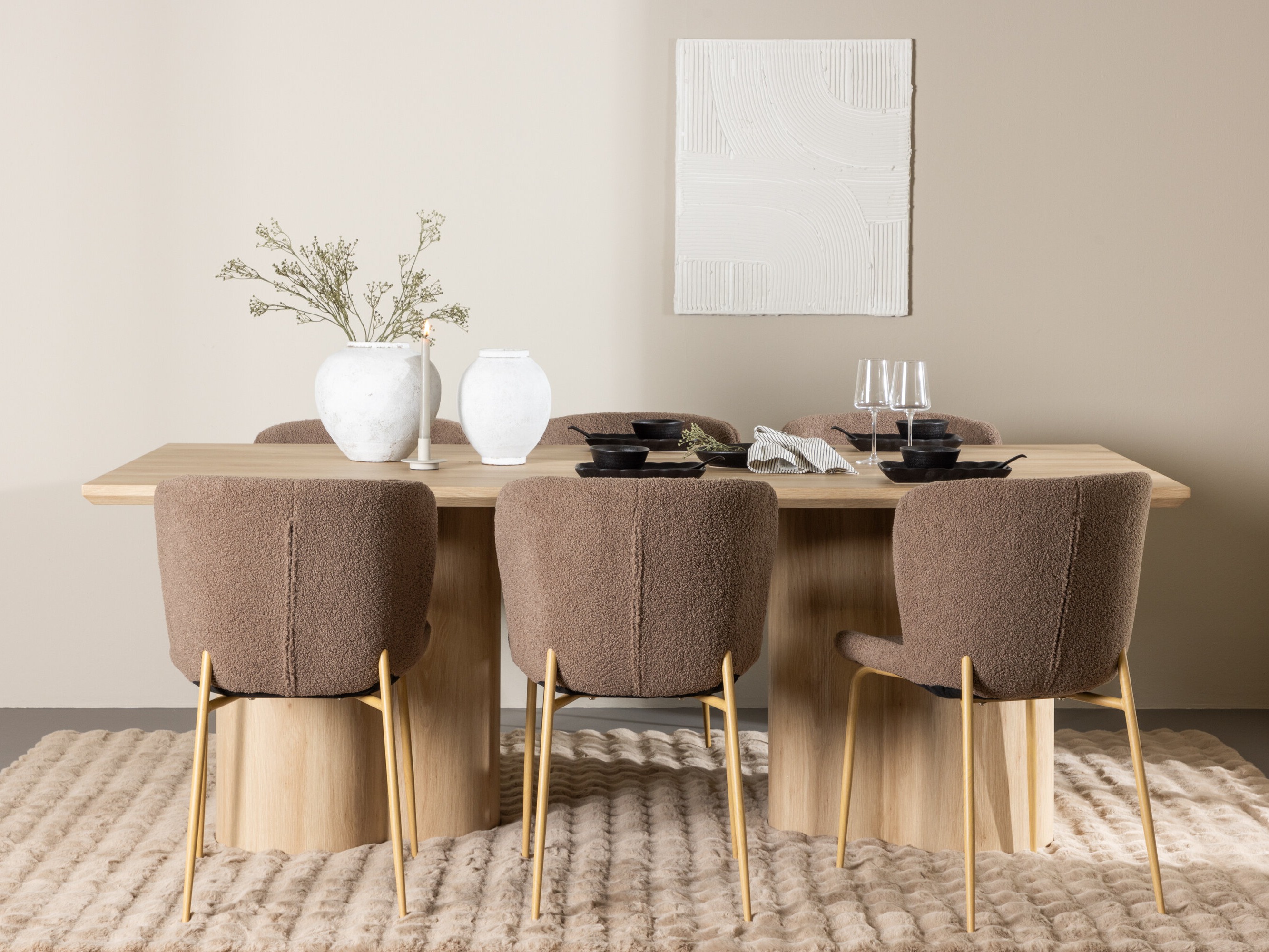 Blagovaonski set Dallas 5021 (Smeđa)