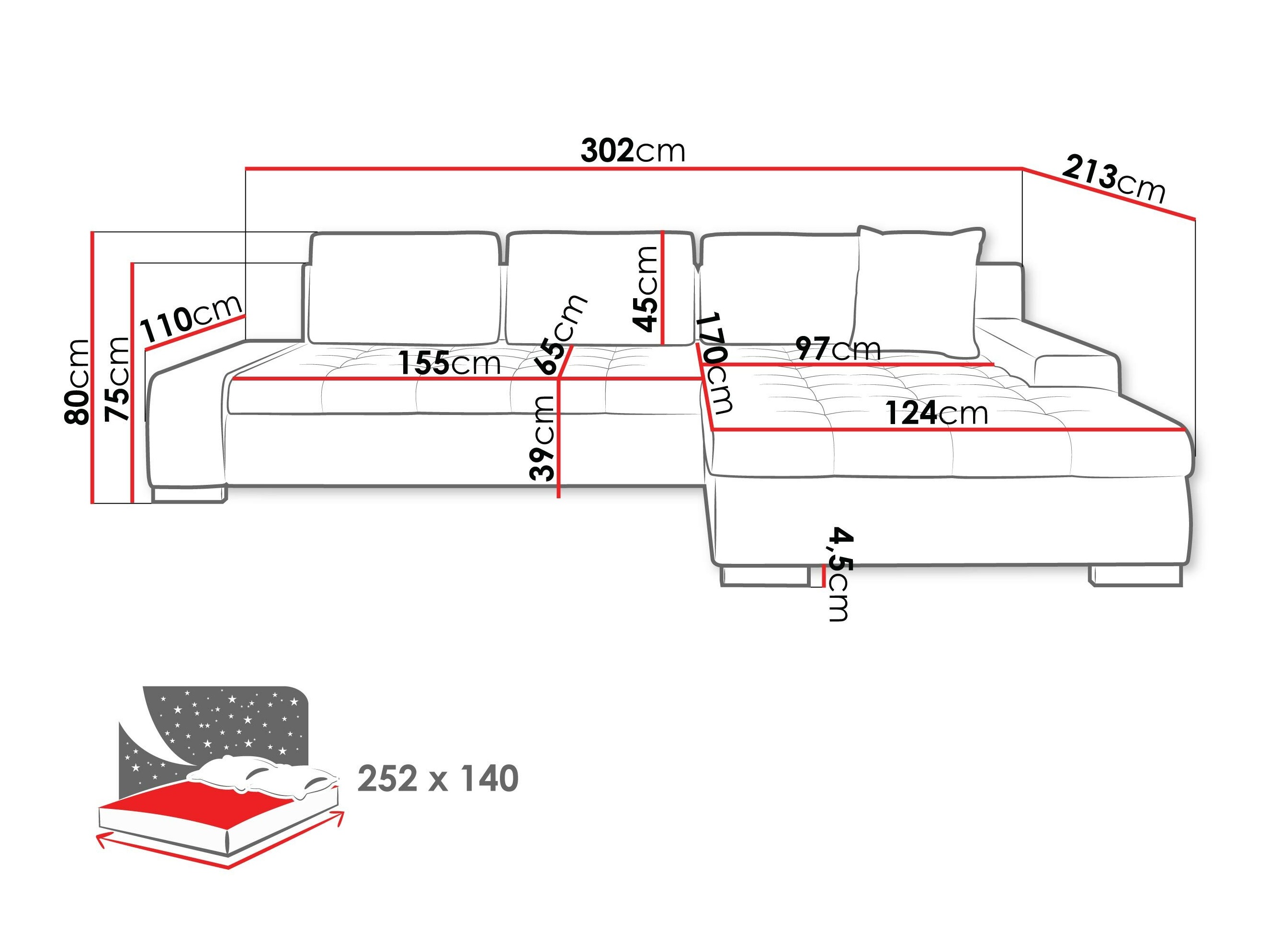 Kutna garnitura Comfivo Nitor II (Soft 011 + Lawa 06)