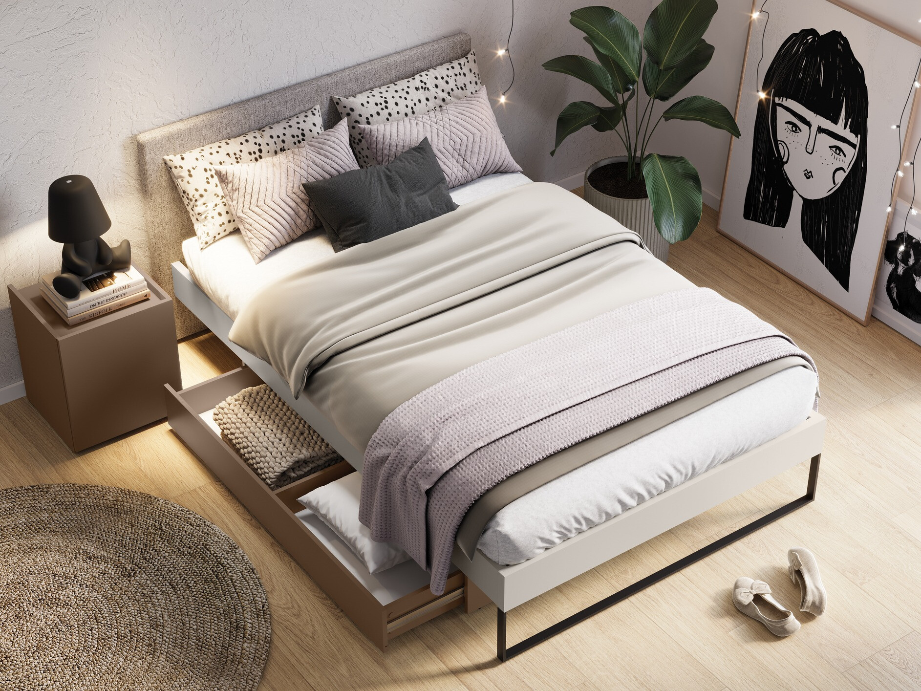 Noćni ormarić SC9311