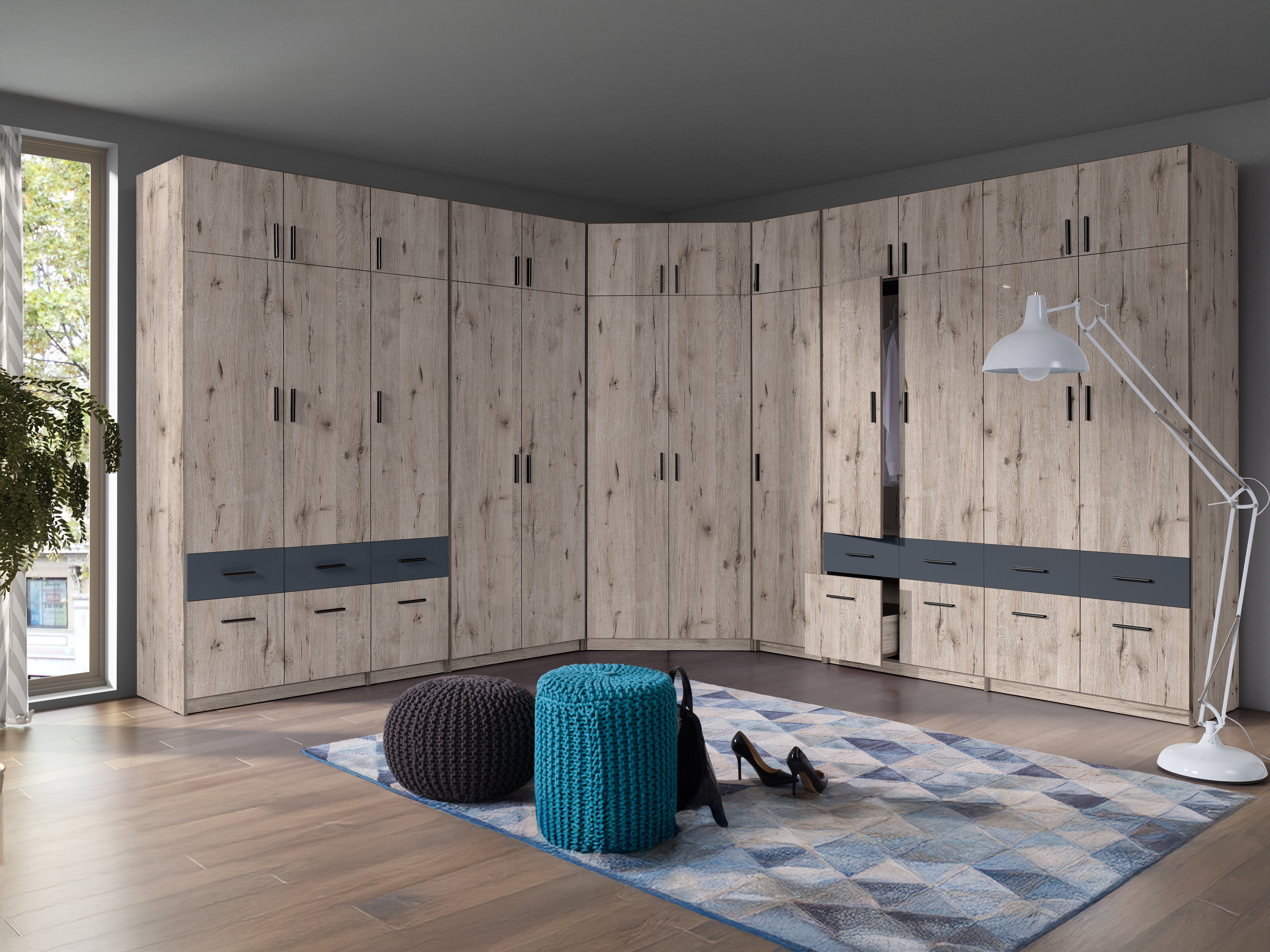 Ormar Fioliva 102 (Hrast Wellington)