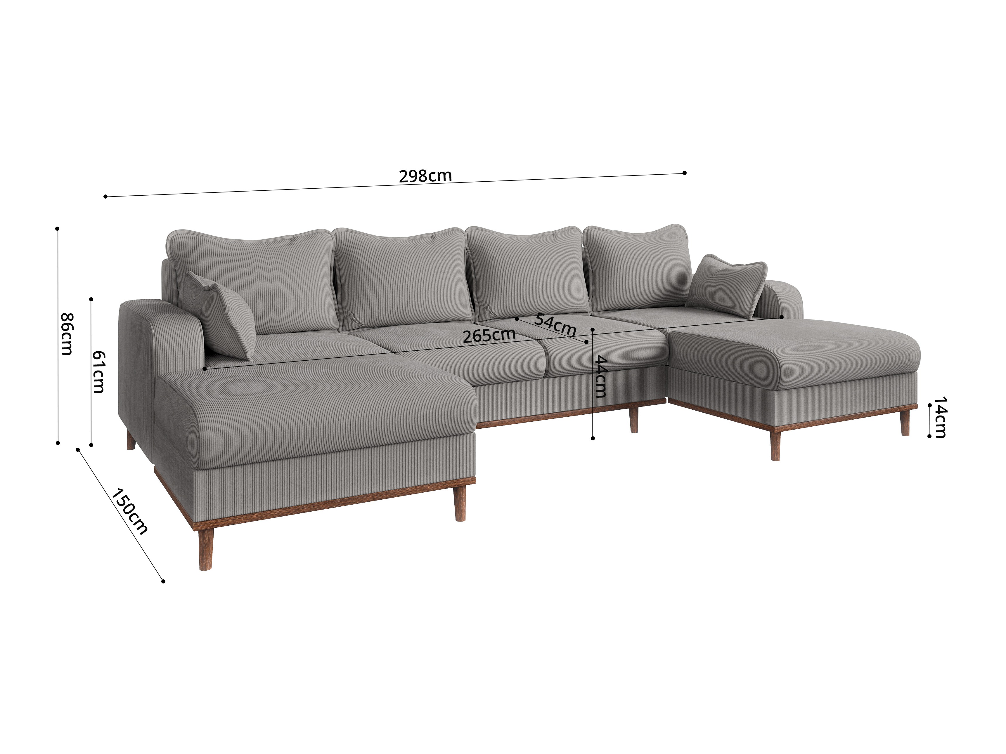 Kutna garnitura Rocklin 131 (Fjord 08)