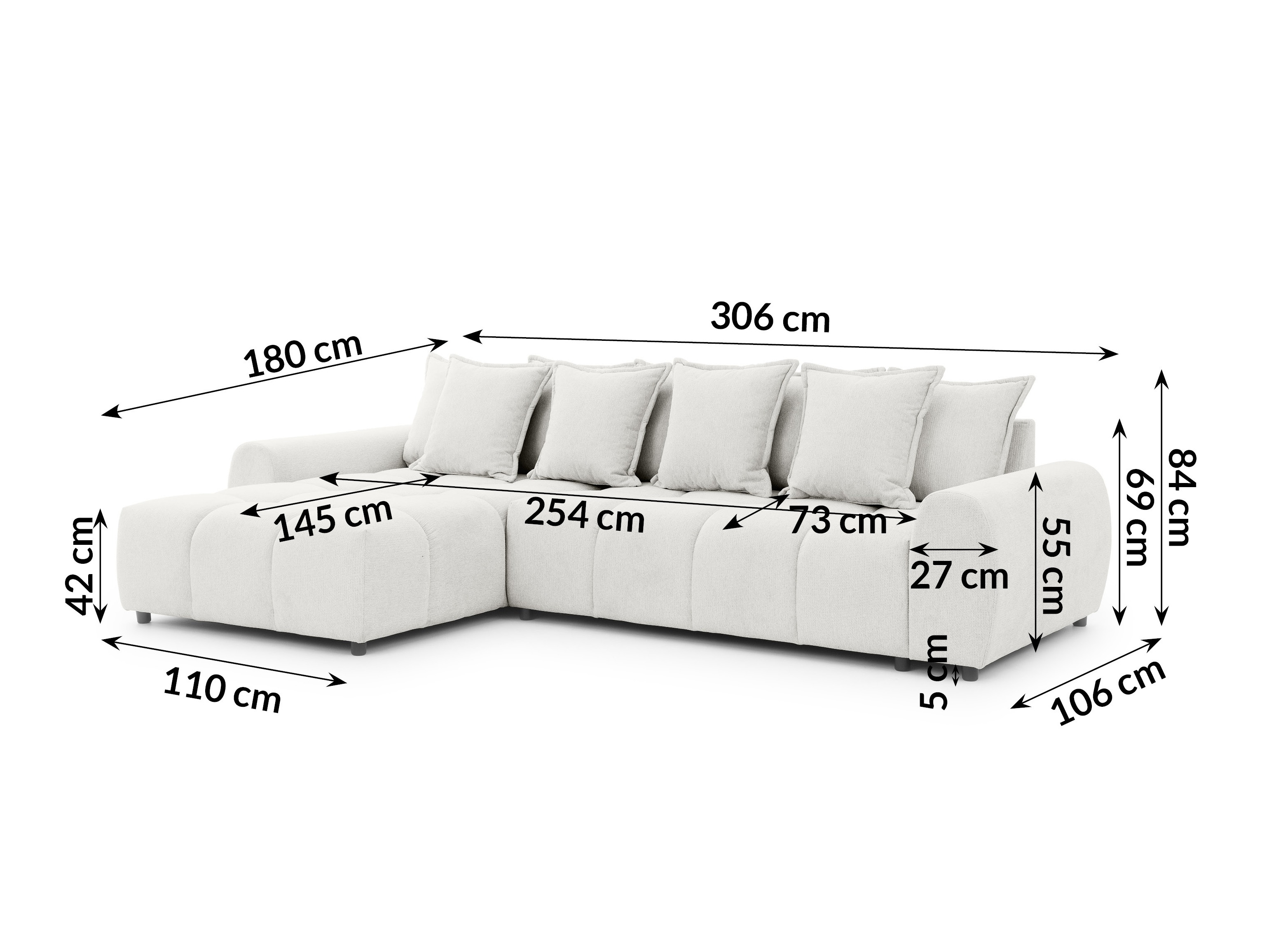 Kutna garnitura Rocklin 132 (Aragon 01)