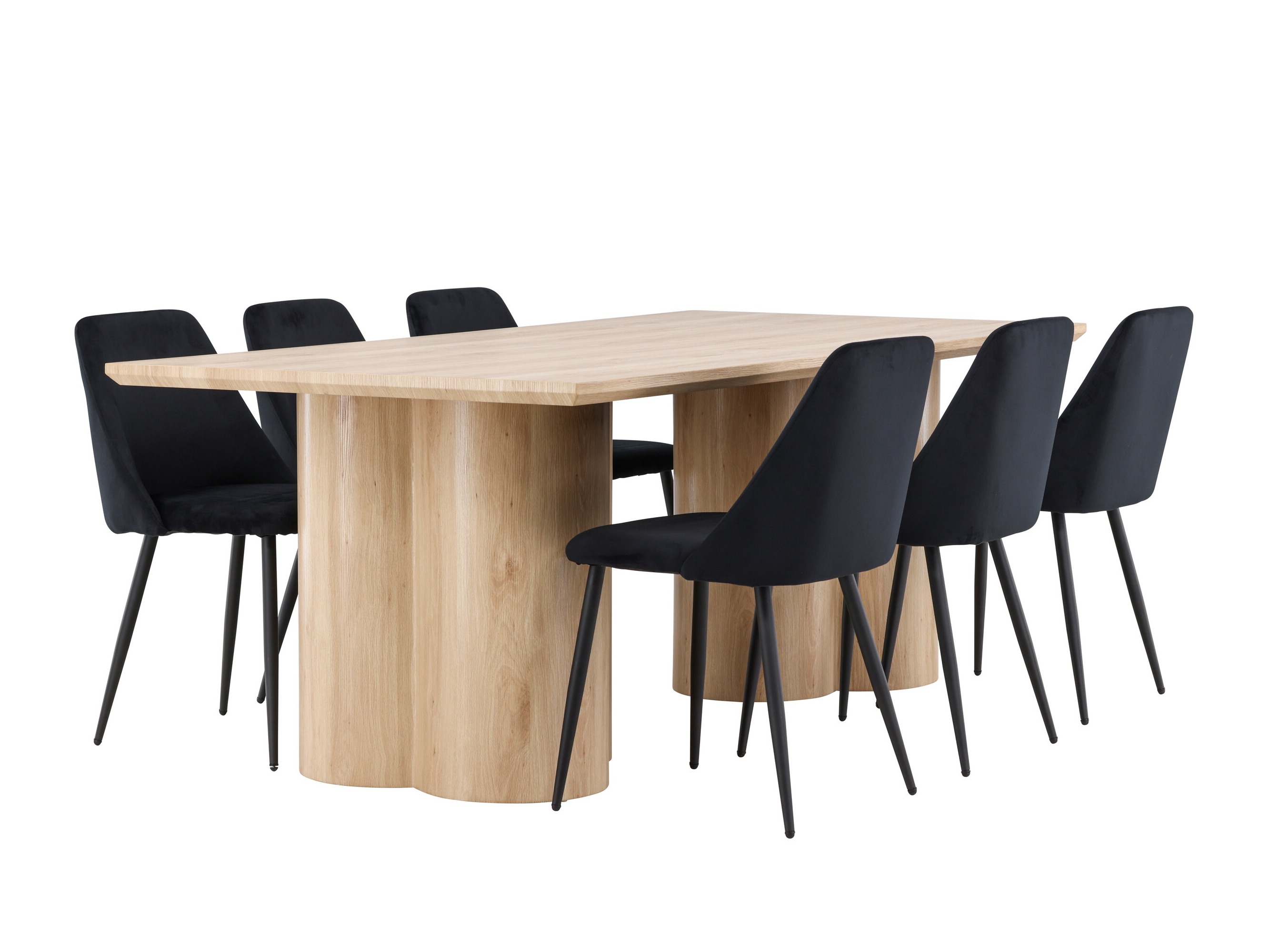 Blagovaonski set Dallas 5182 (Svijetlo drvo)