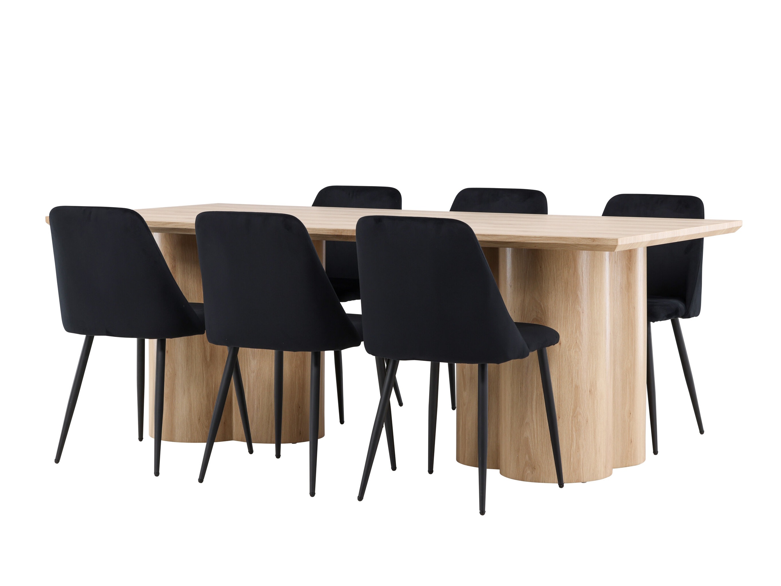 Blagovaonski set Dallas 5182 (Svijetlo drvo)